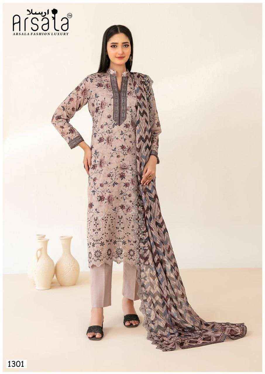 Arsala Fashion Amira Vol 13 Cotton Dress Material Wholesale Price ( 6 pcs Catalogue )