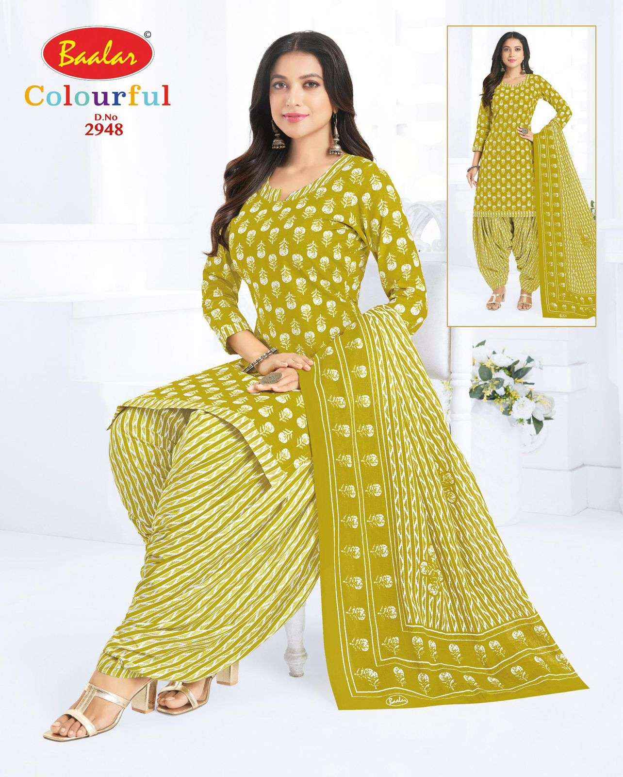 Baalar Colourful Vol 29 Pure Cotton Dress Material Wholesale Price ( 36 pcs Catalogue )