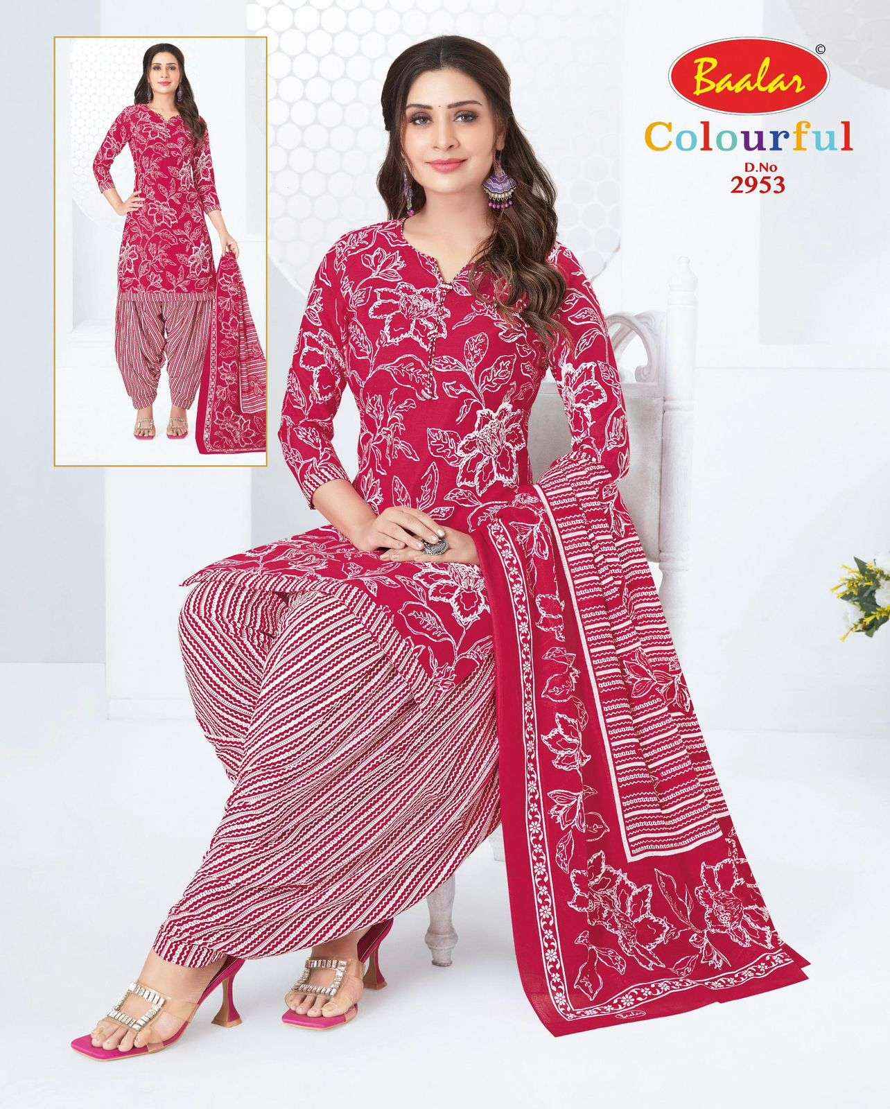 Baalar Colourful Vol 29 Pure Cotton Dress Material Wholesale Price ( 36 pcs Catalogue )