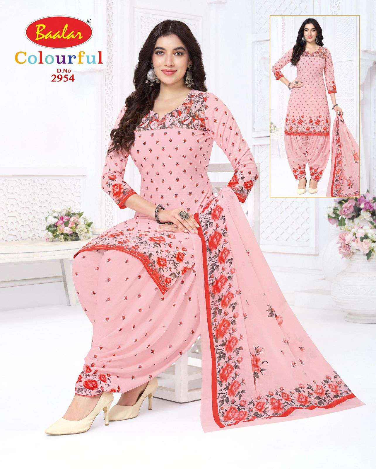 Baalar Colourful Vol 29 Pure Cotton Dress Material Wholesale Price ( 36 pcs Catalogue )
