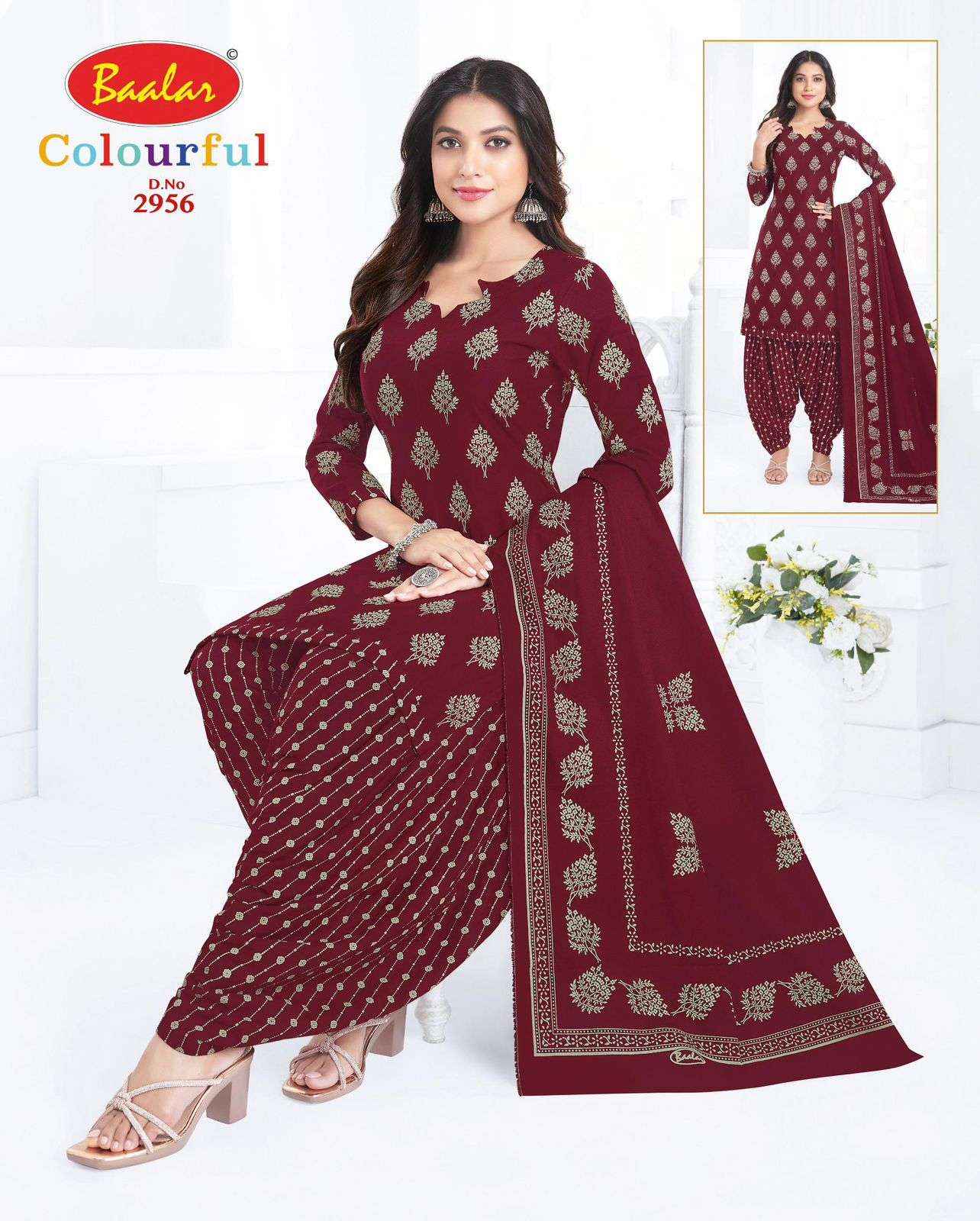 Baalar Colourful Vol 29 Pure Cotton Dress Material Wholesale Price ( 36 pcs Catalogue )