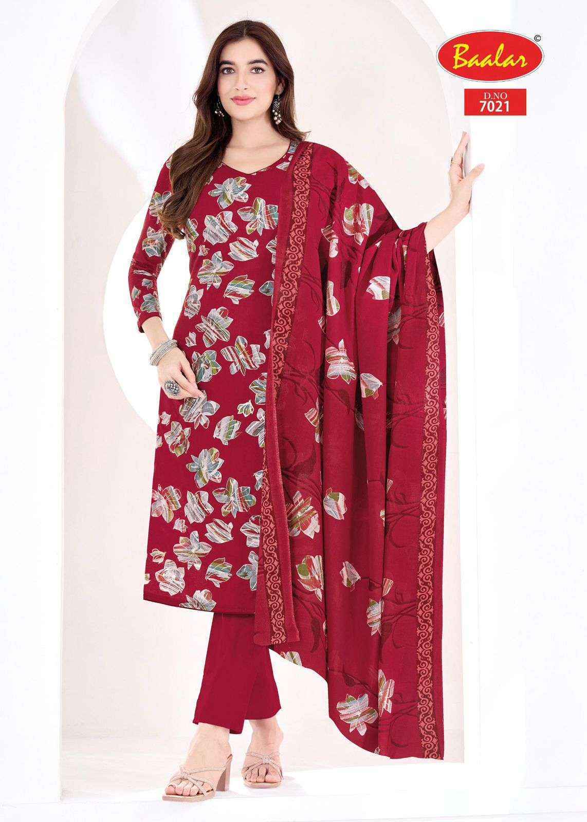 Baalar Pashmina Vol 7 Lawn Cotton Dress Material Wholesale Collection ( 15 Pcs Catalog )