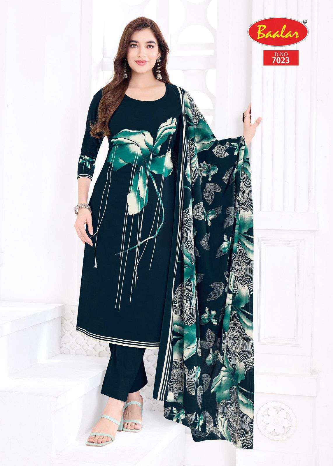 Baalar Pashmina Vol 7 Lawn Cotton Dress Material Wholesale Collection ( 15 Pcs Catalog )