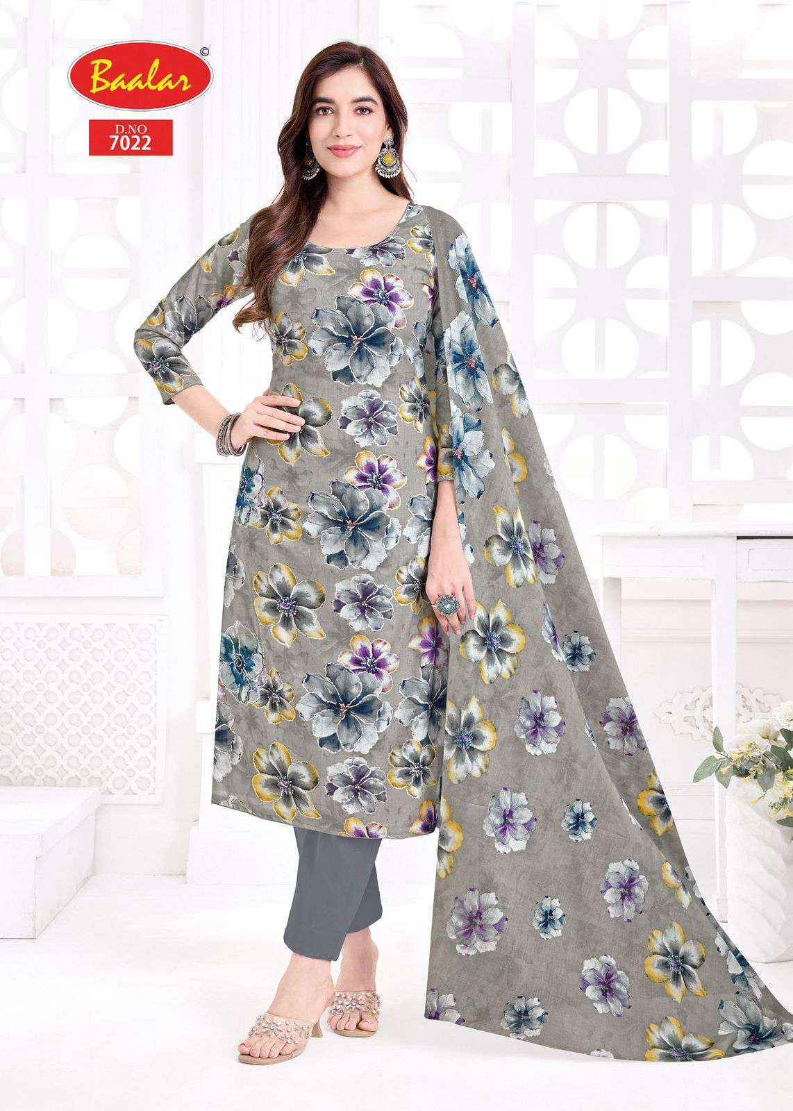 Baalar Pashmina Vol 7 Lawn Cotton Dress Material Wholesale Collection ( 15 Pcs Catalog )