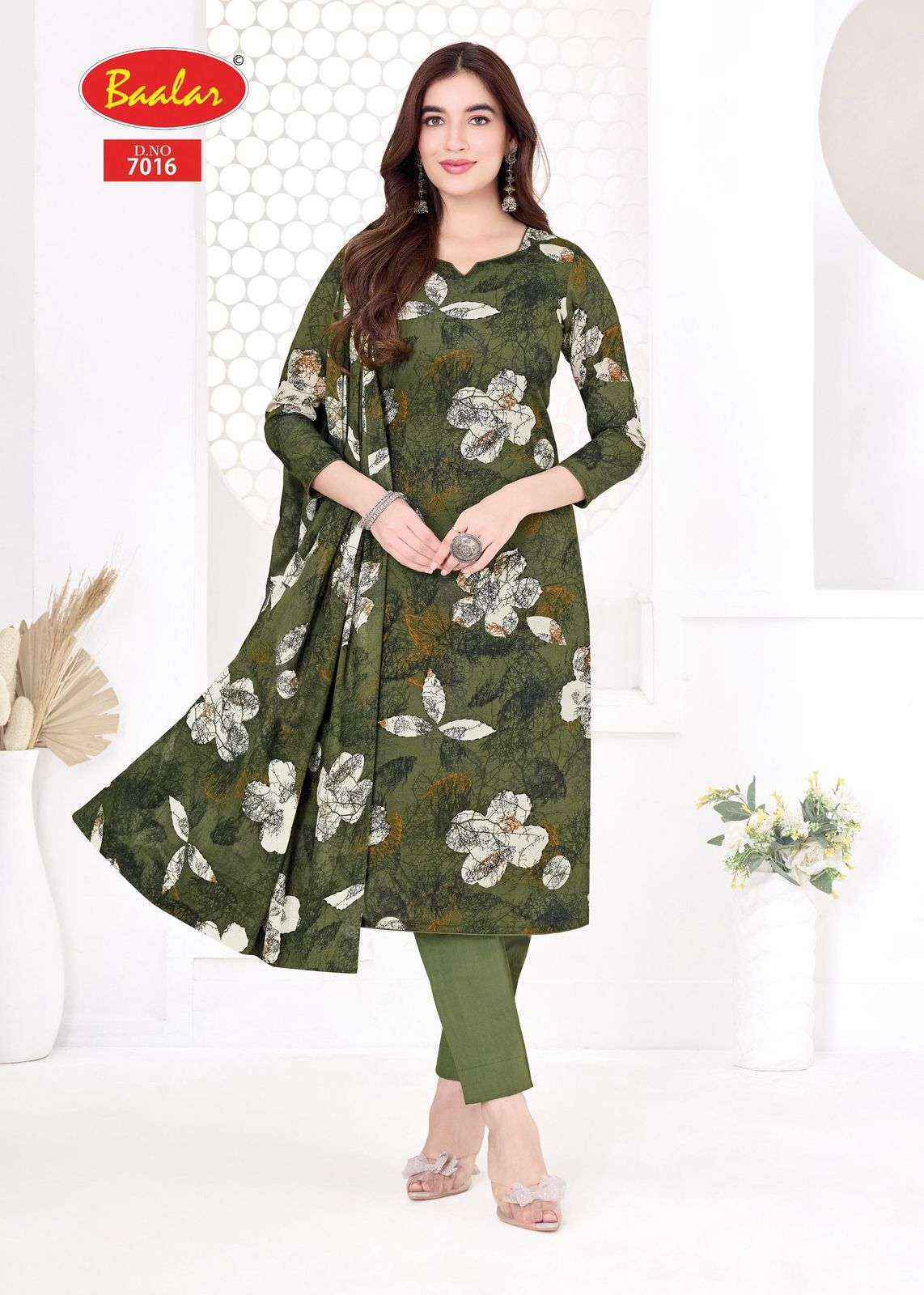 Baalar Pashmina Vol 7 Lawn Cotton Dress Material Wholesale Collection ( 15 Pcs Catalog )
