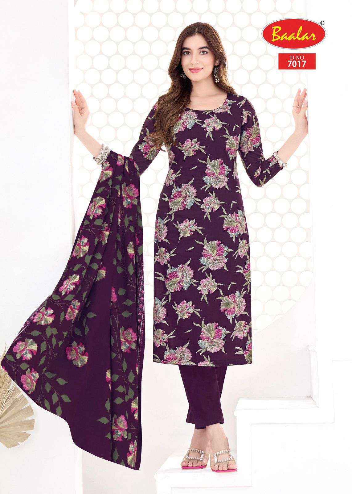 Baalar Pashmina Vol 7 Lawn Cotton Dress Material Wholesale Collection ( 15 Pcs Catalog )