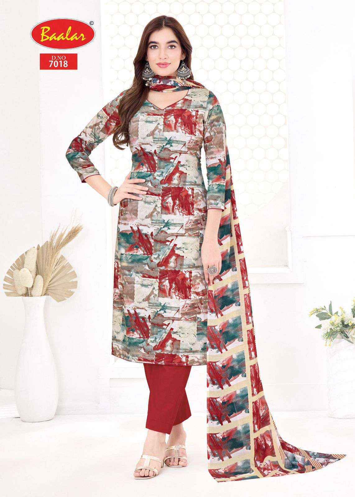 Baalar Pashmina Vol 7 Lawn Cotton Dress Material Wholesale Collection ( 15 Pcs Catalog )