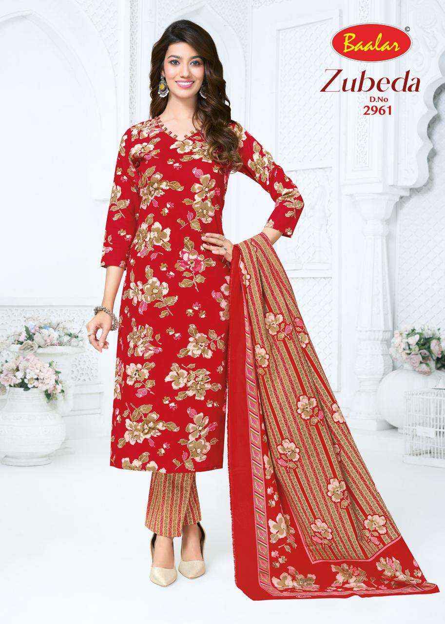 Baalar Zubeda Vol 29 Pure Cotton Dress Material Wholesale Collection ( 15 Pcs Catalog )