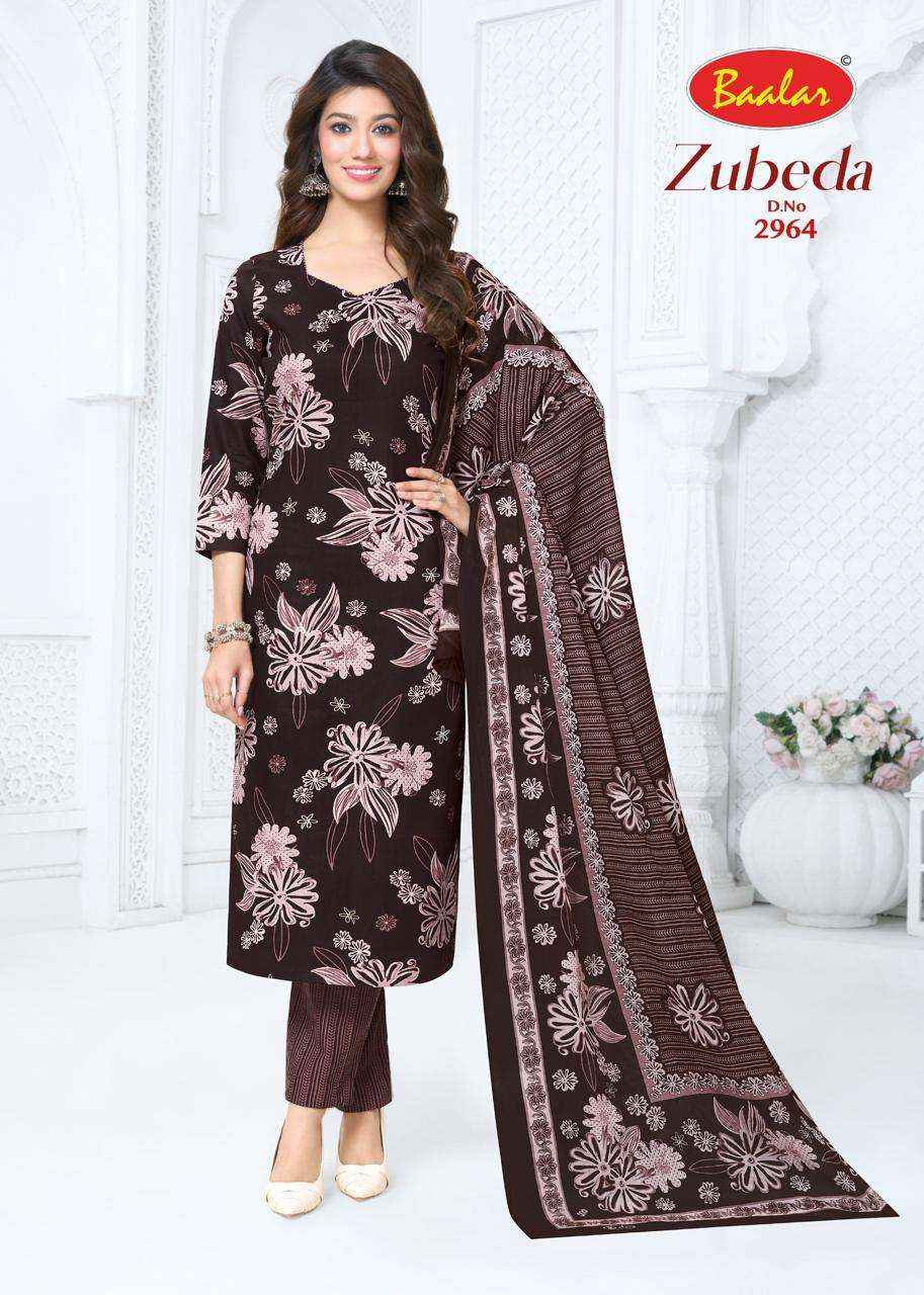 Baalar Zubeda Vol 29 Pure Cotton Dress Material Wholesale Collection ( 15 Pcs Catalog )