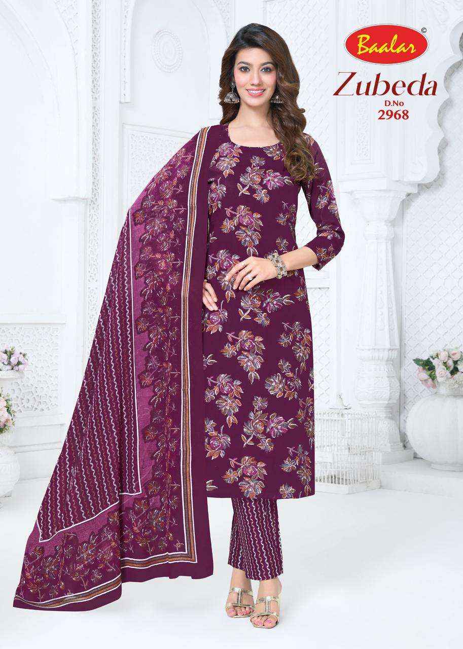 Baalar Zubeda Vol 29 Pure Cotton Dress Material Wholesale Collection ( 15 Pcs Catalog )