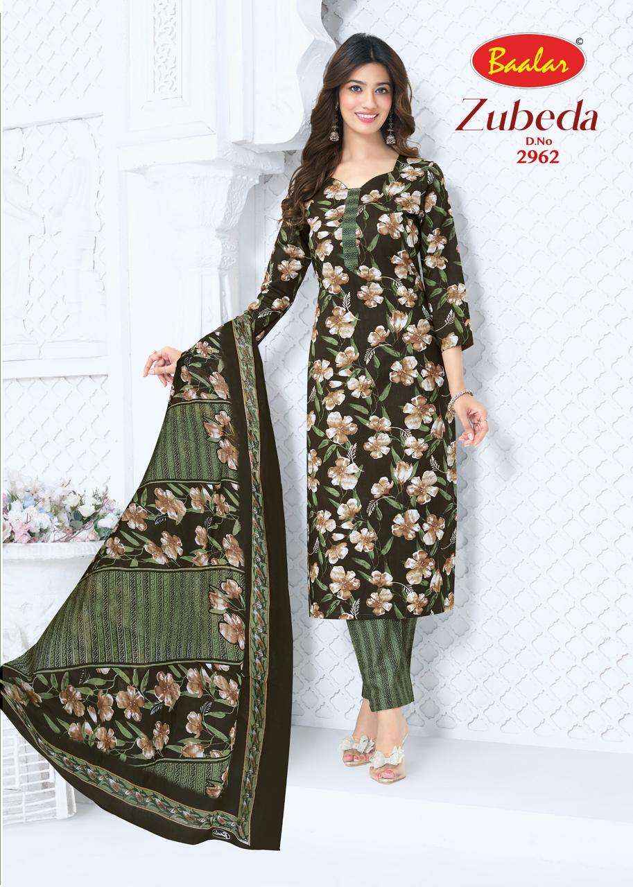 Baalar Zubeda Vol 29 Pure Cotton Dress Material Wholesale Collection ( 15 Pcs Catalog )