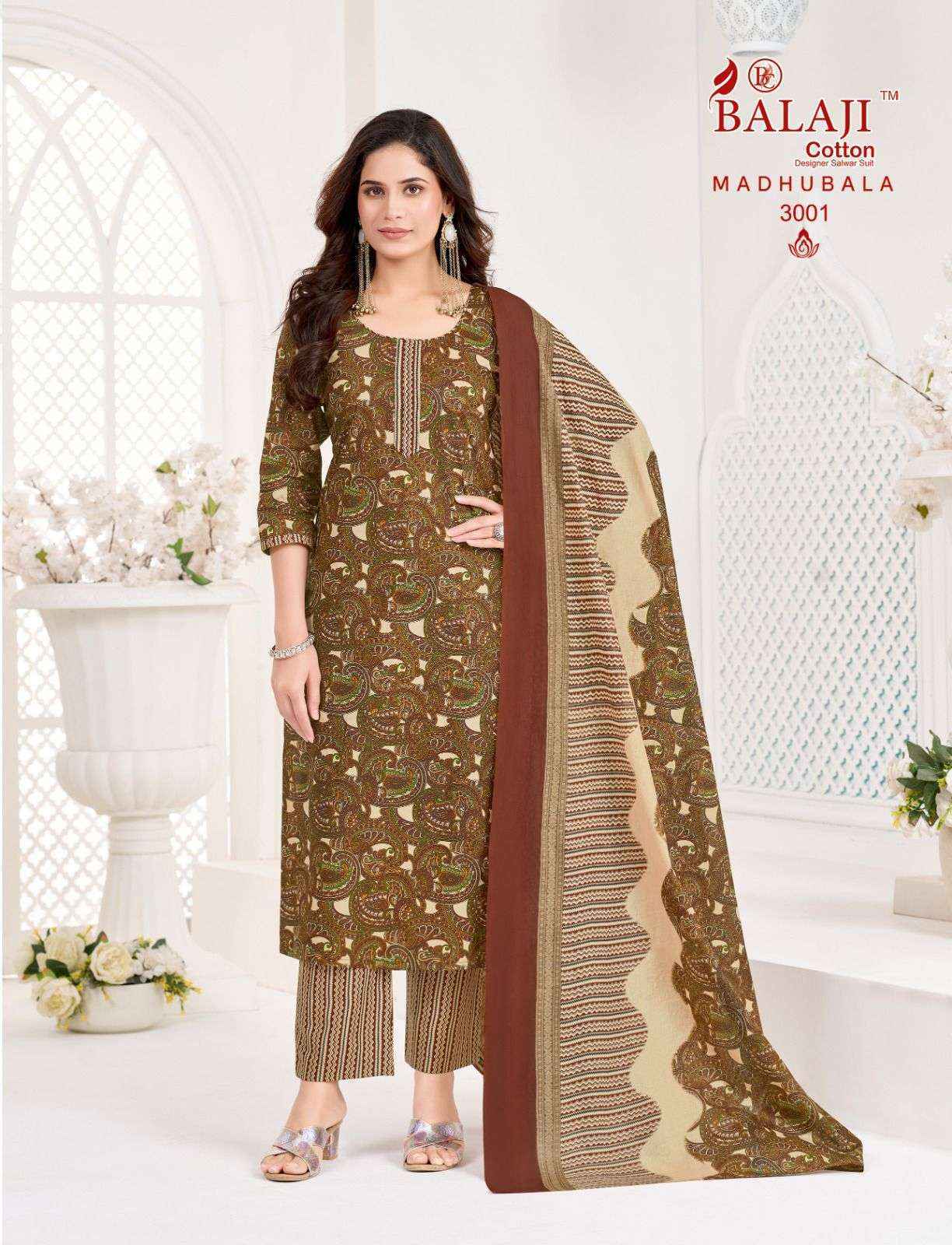 Balaji Madhubala Vol 3 Readymade Cotton Dress Collection ( 8 Pcs Catalog )