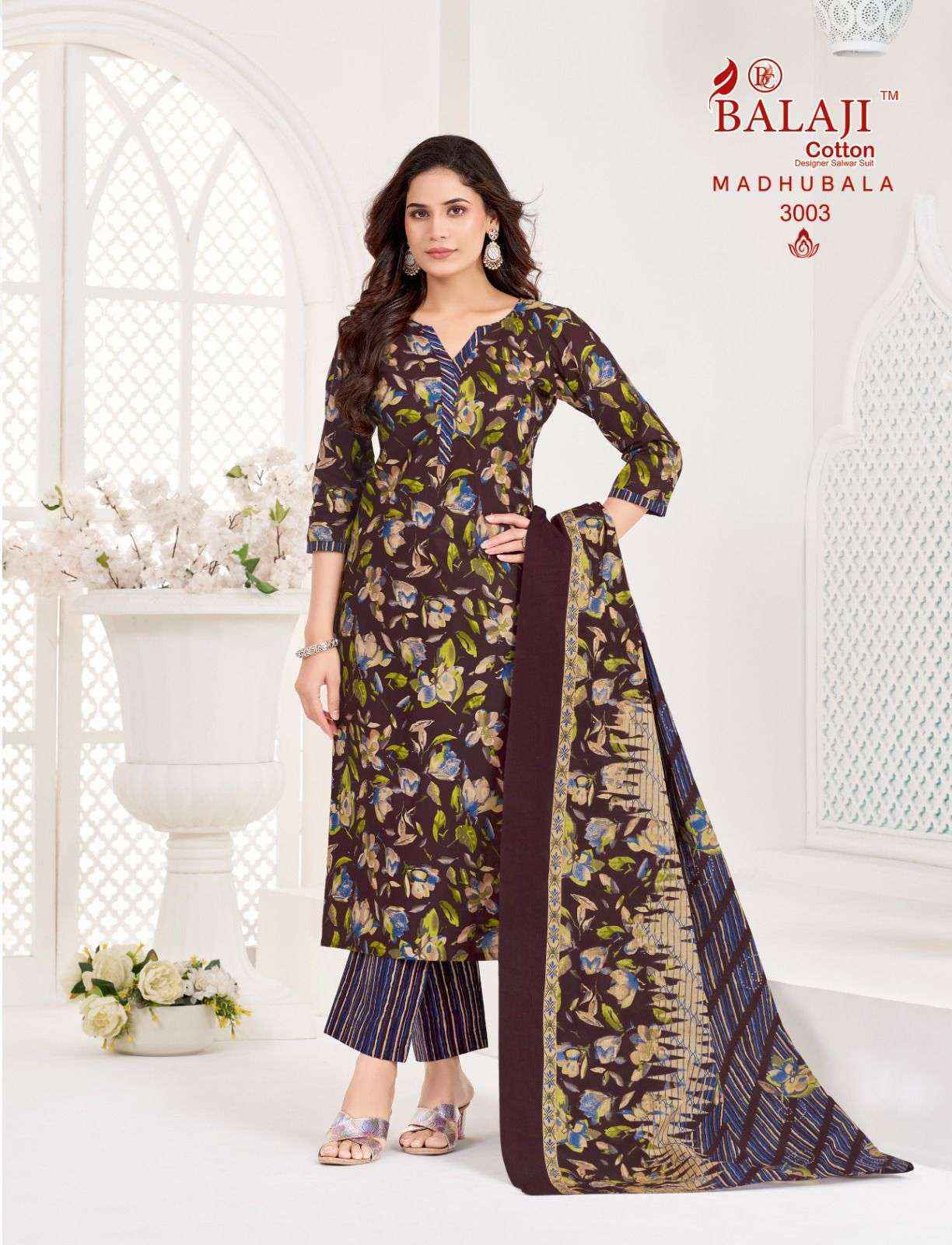 Balaji Madhubala Vol 3 Readymade Cotton Dress Collection ( 8 Pcs Catalog )