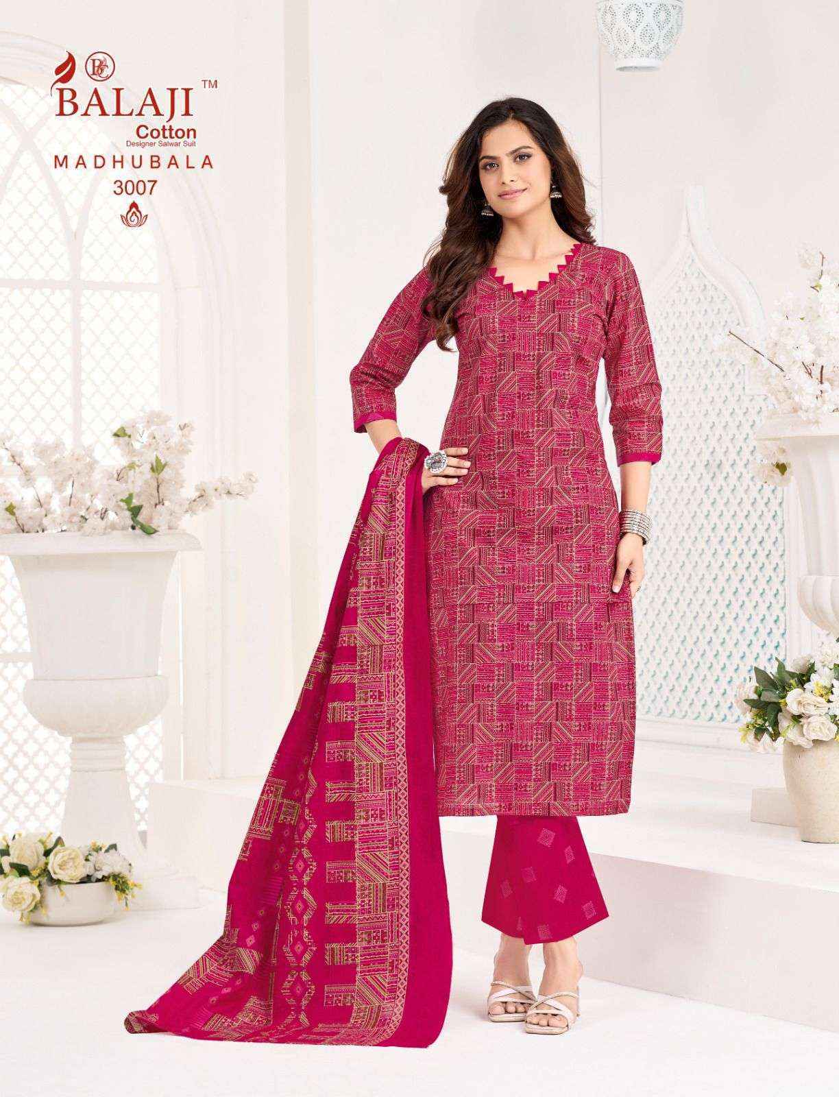 Balaji Madhubala Vol 3 Readymade Cotton Dress Collection ( 8 Pcs Catalog )