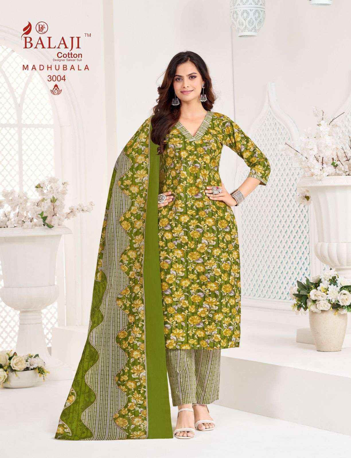 Balaji Madhubala Vol 3 Readymade Cotton Dress Collection ( 8 Pcs Catalog )