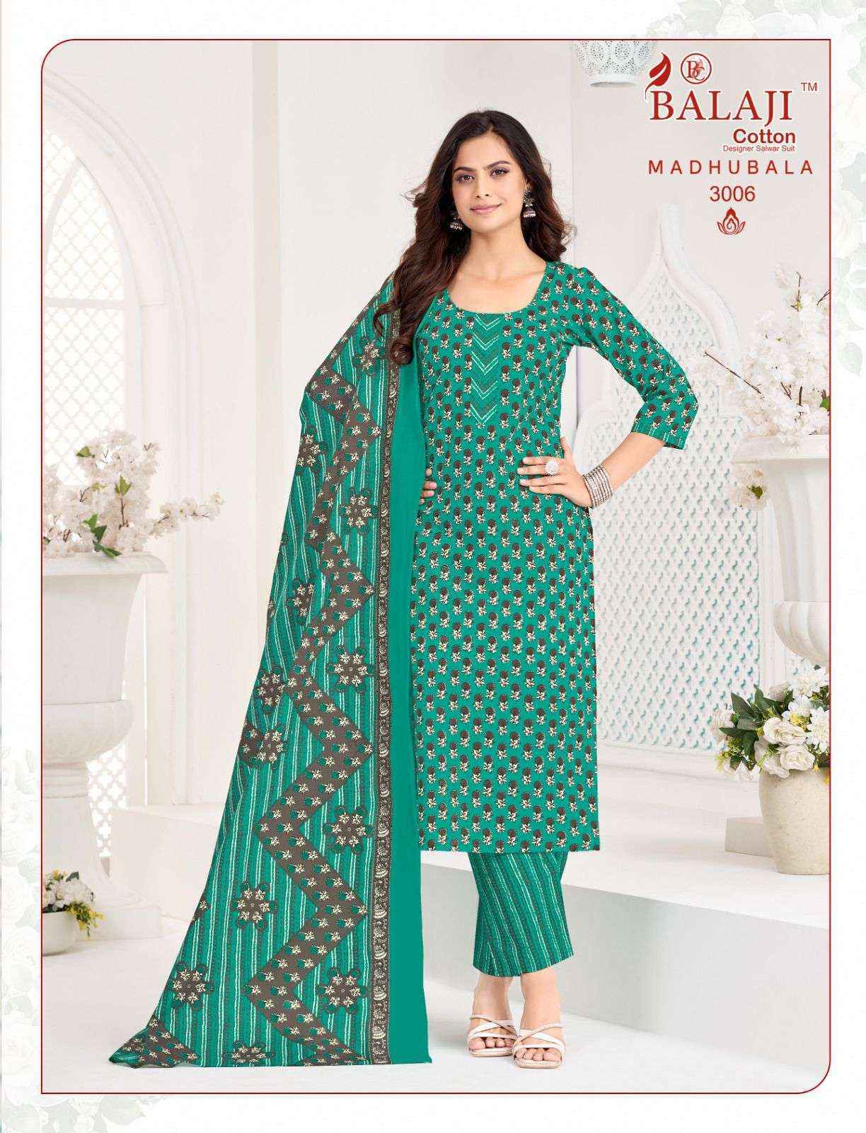 Balaji Madhubala Vol 3 Readymade Cotton Dress Collection ( 8 Pcs Catalog )