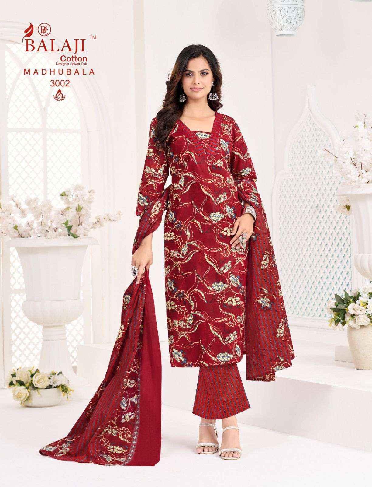 Balaji Madhubala Vol 3 Readymade Cotton Dress Collection ( 8 Pcs Catalog )