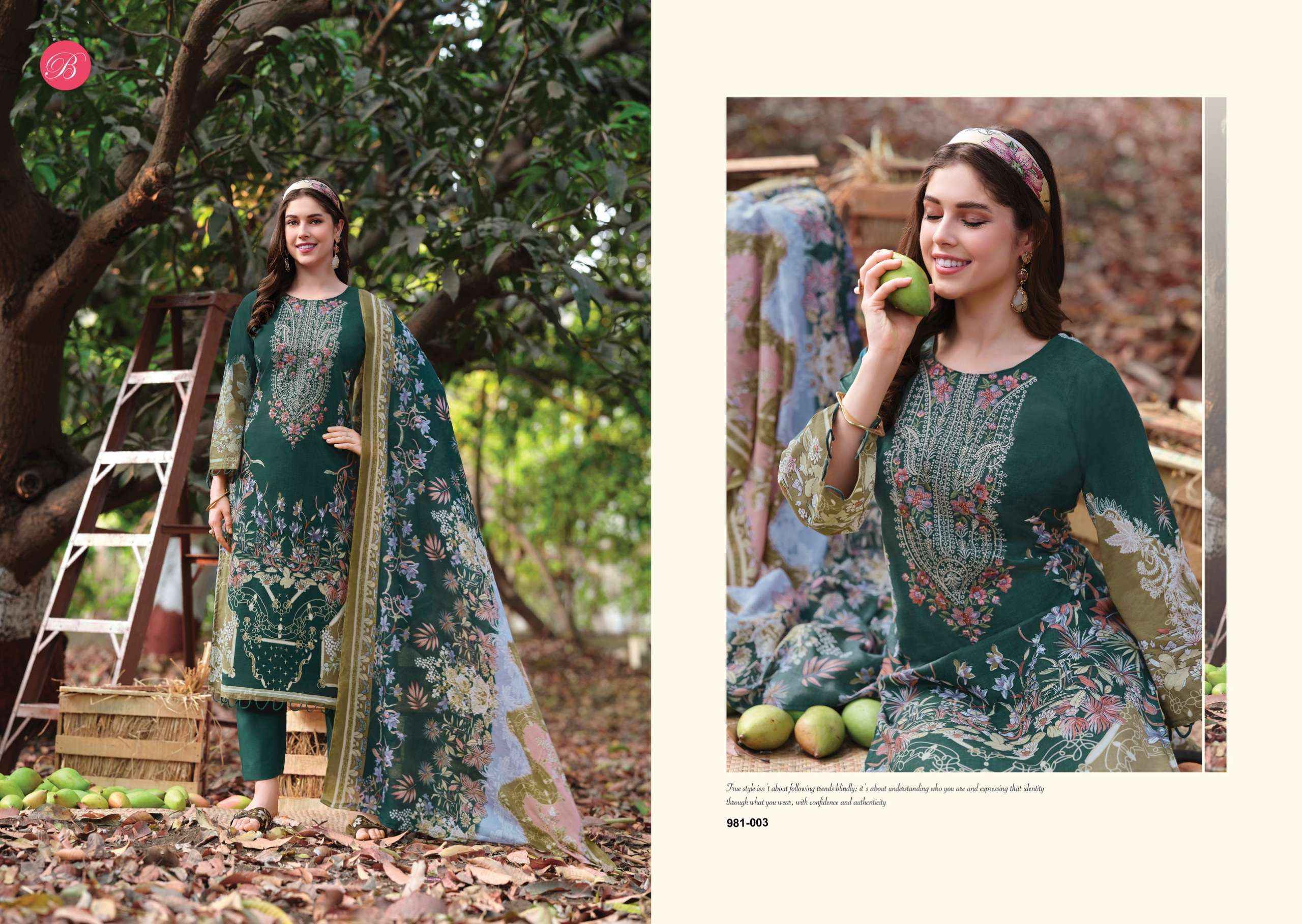 Belliza Designer Naira Vol 143 Cotton Dress Material Wholesale Market ( 8 pcs Catalogue )