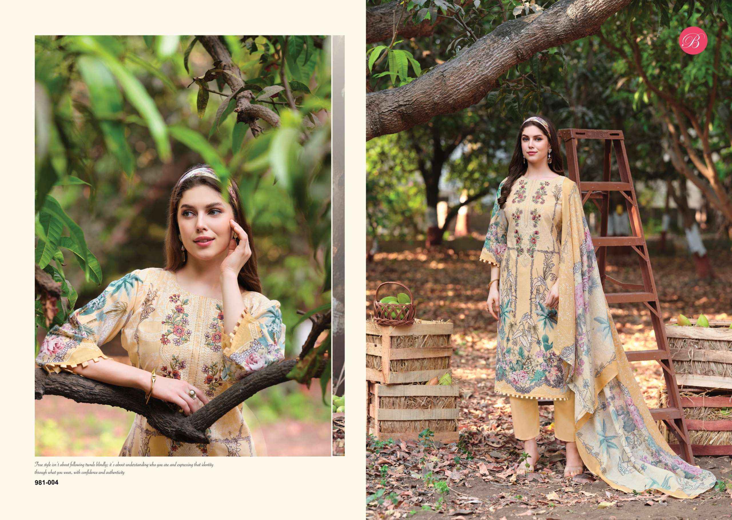 Belliza Designer Naira Vol 143 Cotton Dress Material Wholesale Market ( 8 pcs Catalogue )