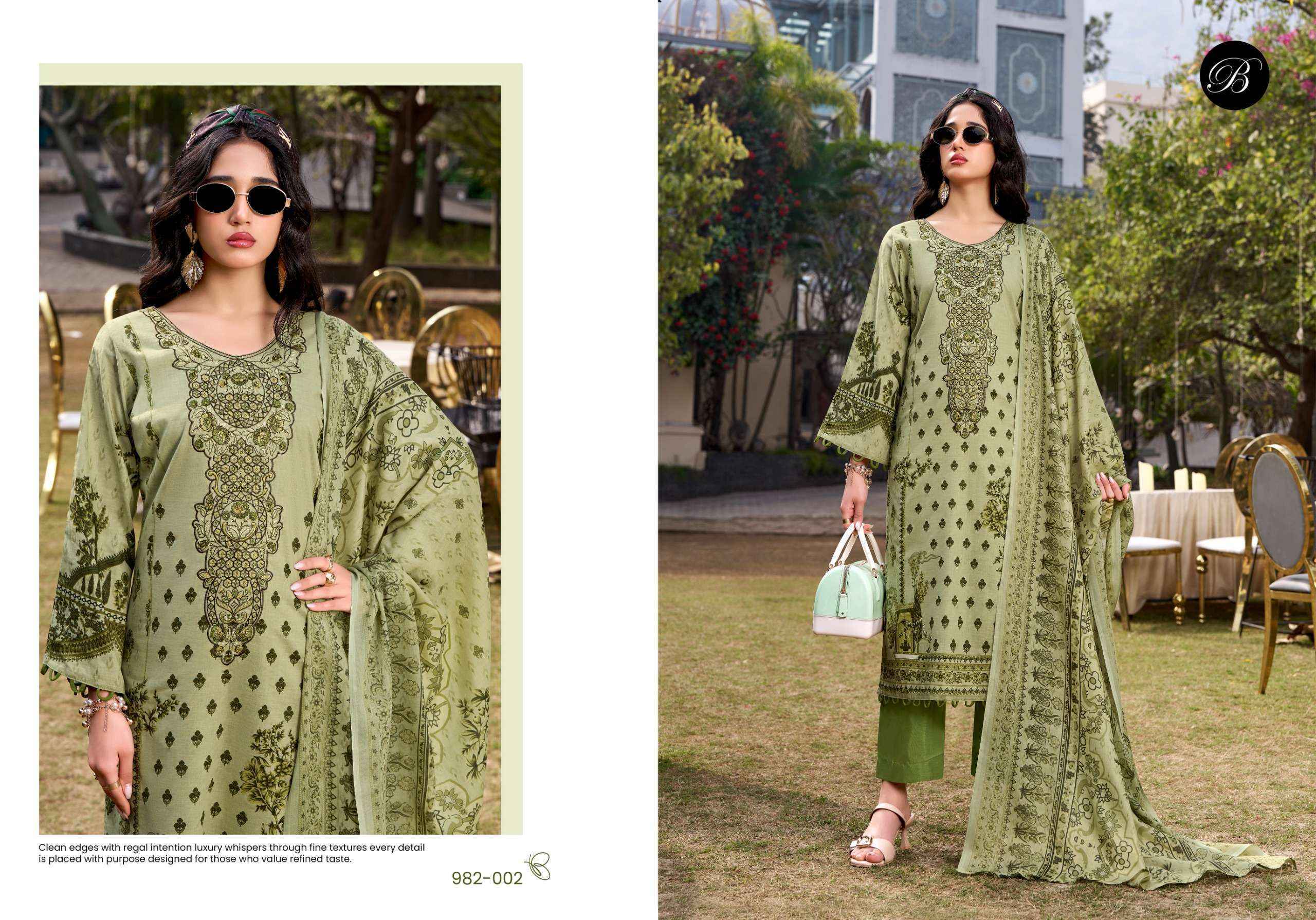 Belliza Designer Naira Vol 144 Cotton Wholesale Dress Material ( 8 pcs Catalogue )