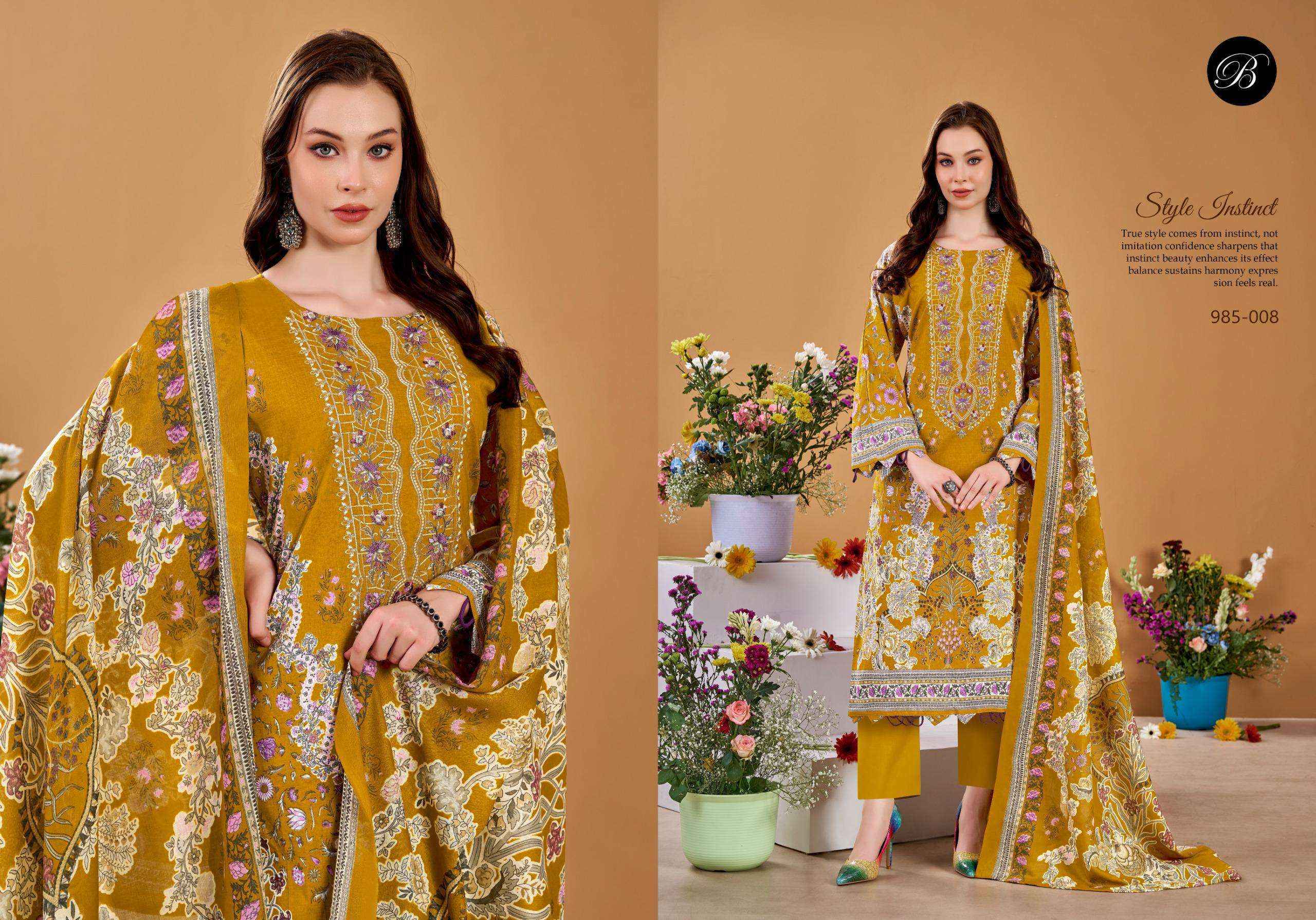 Belliza Designer Naira Vol 145 Wholesale Catalog 8 pcs Cataloge