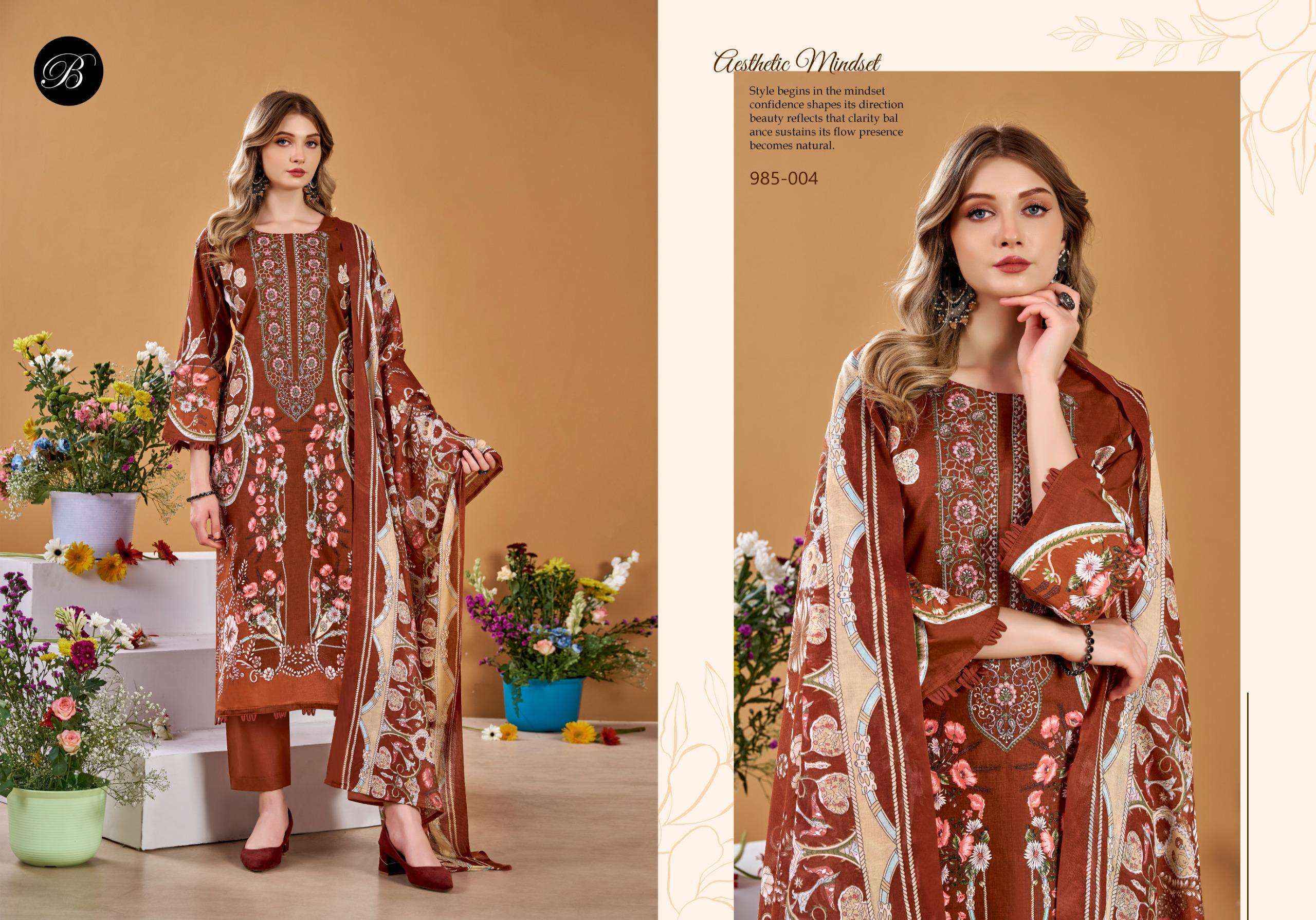 Belliza Designer Naira Vol 145 Wholesale Catalog 8 pcs Cataloge