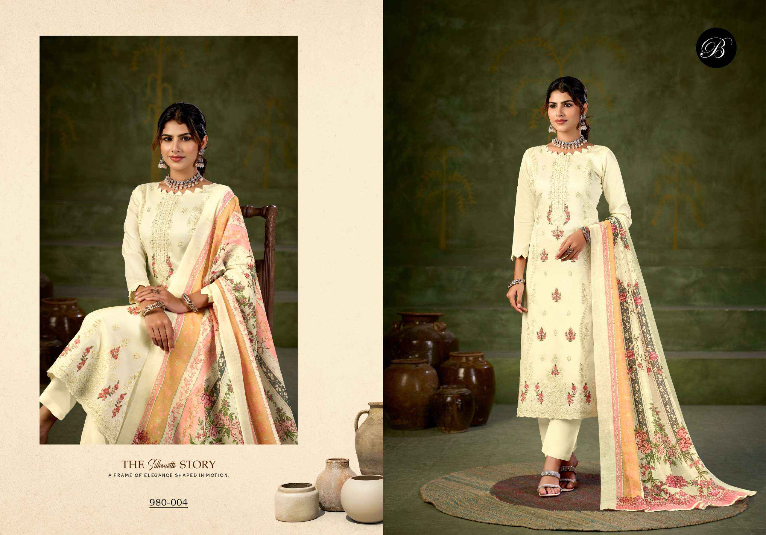Belliza Designer Zarqash Vol 18 Jam Cotton Dress Material Wholesale Price ( 6 pcs Catalogue )