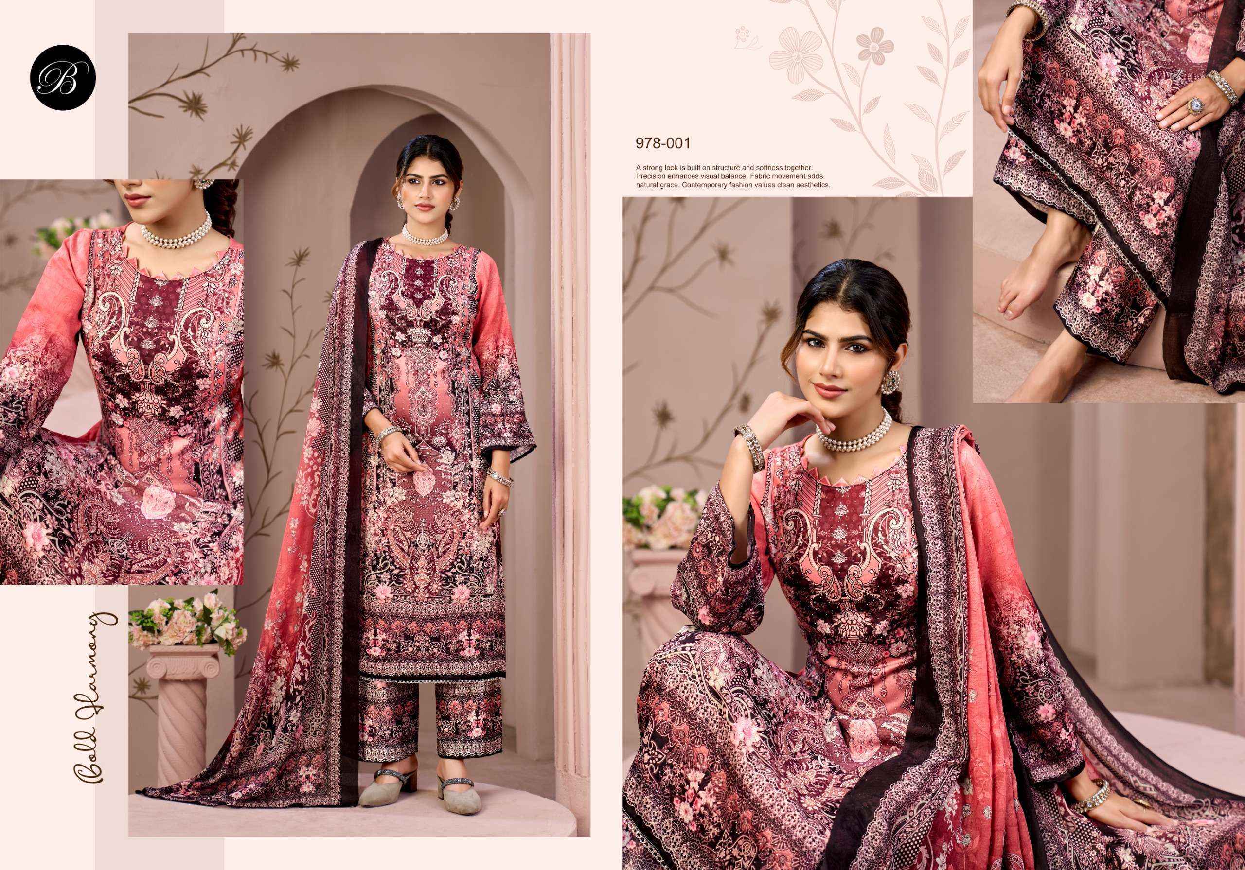Belliza Moon Light Jam Cotton Dress Material Wholesale Price ( 4 pcs Cataloge )