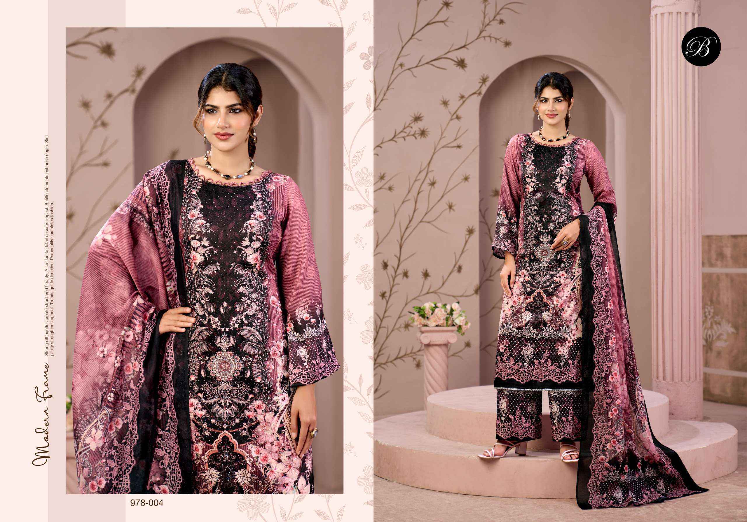 Belliza Moon Light Jam Cotton Dress Material Wholesale Price ( 4 pcs Cataloge )