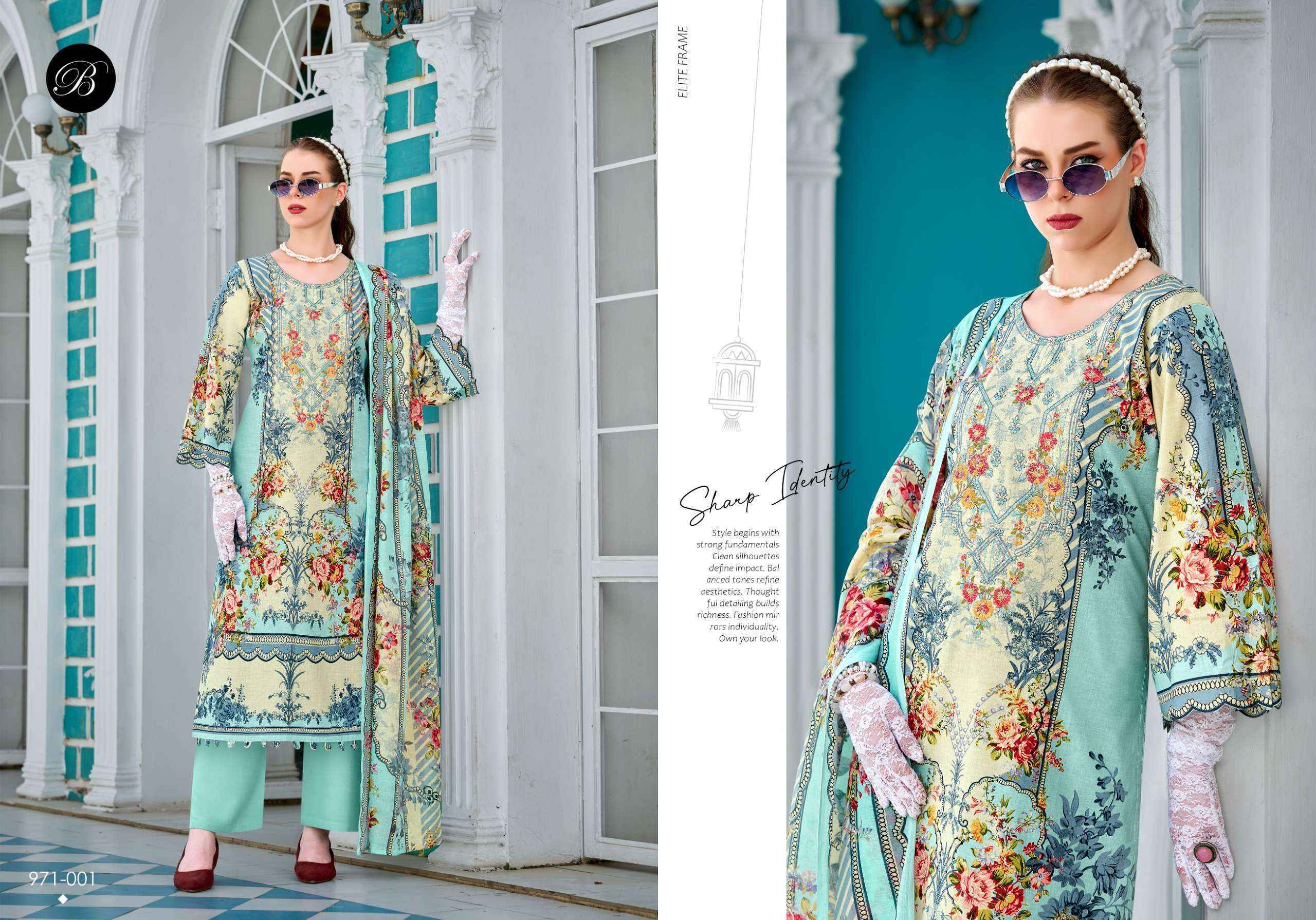 Belliza Riwayat Vol 17 Viscose Rayon Dress Material Wholesale Price ( 8 pcs Catalogue )