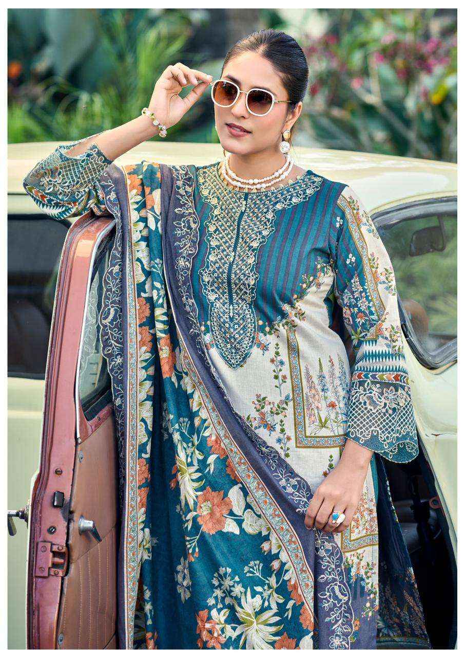 Cosmos Aabyaan Lawn Vol 2 Pakistani Cotton Dress Material Wholesale Collection ( 6 Pcs Catalog )