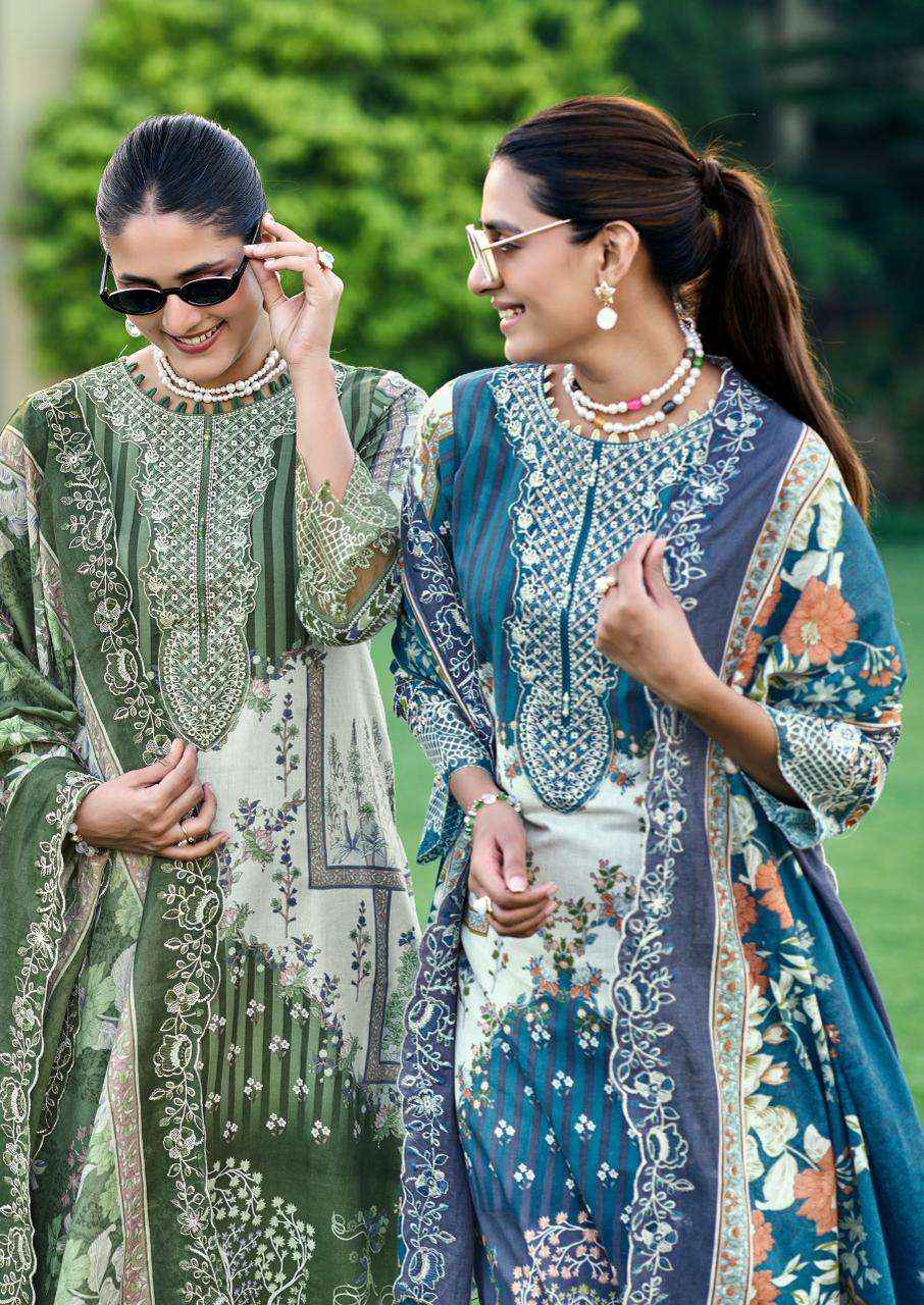 Cosmos Aabyaan Lawn Vol 2 Pakistani Cotton Dress Material Wholesale Collection ( 6 Pcs Catalog )