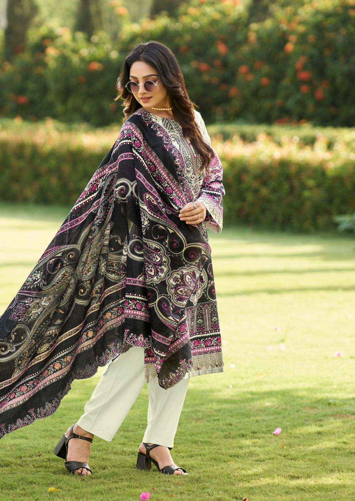 Cosmos Needle Impressions Vol 2 Lawn Cotton Dress Material Wholesale Price ( 8 Pcs Catalogue )