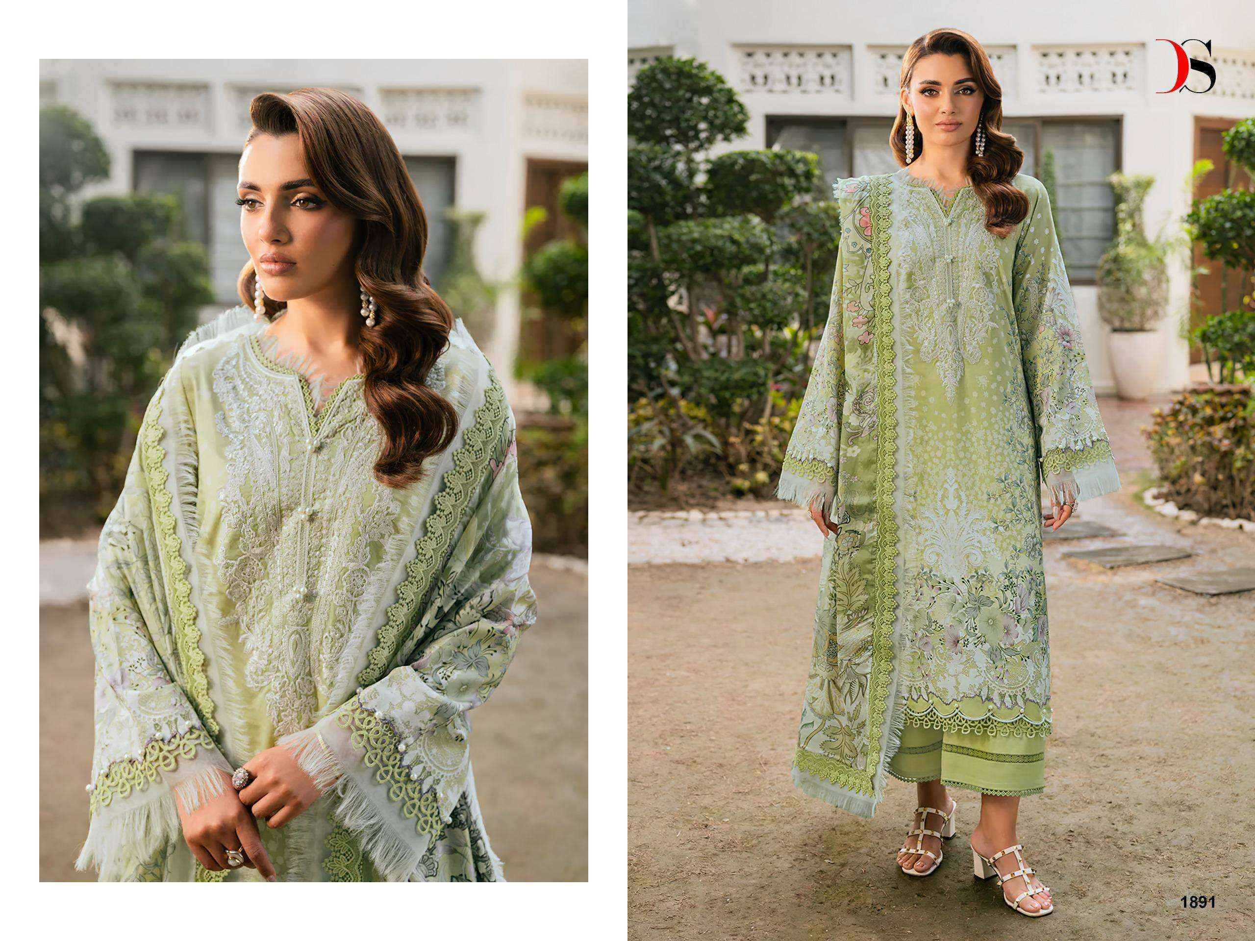 Deepsy Jade Elara Cotton Dress Material Wholesale Price ( 6 pcs Catalogue )
