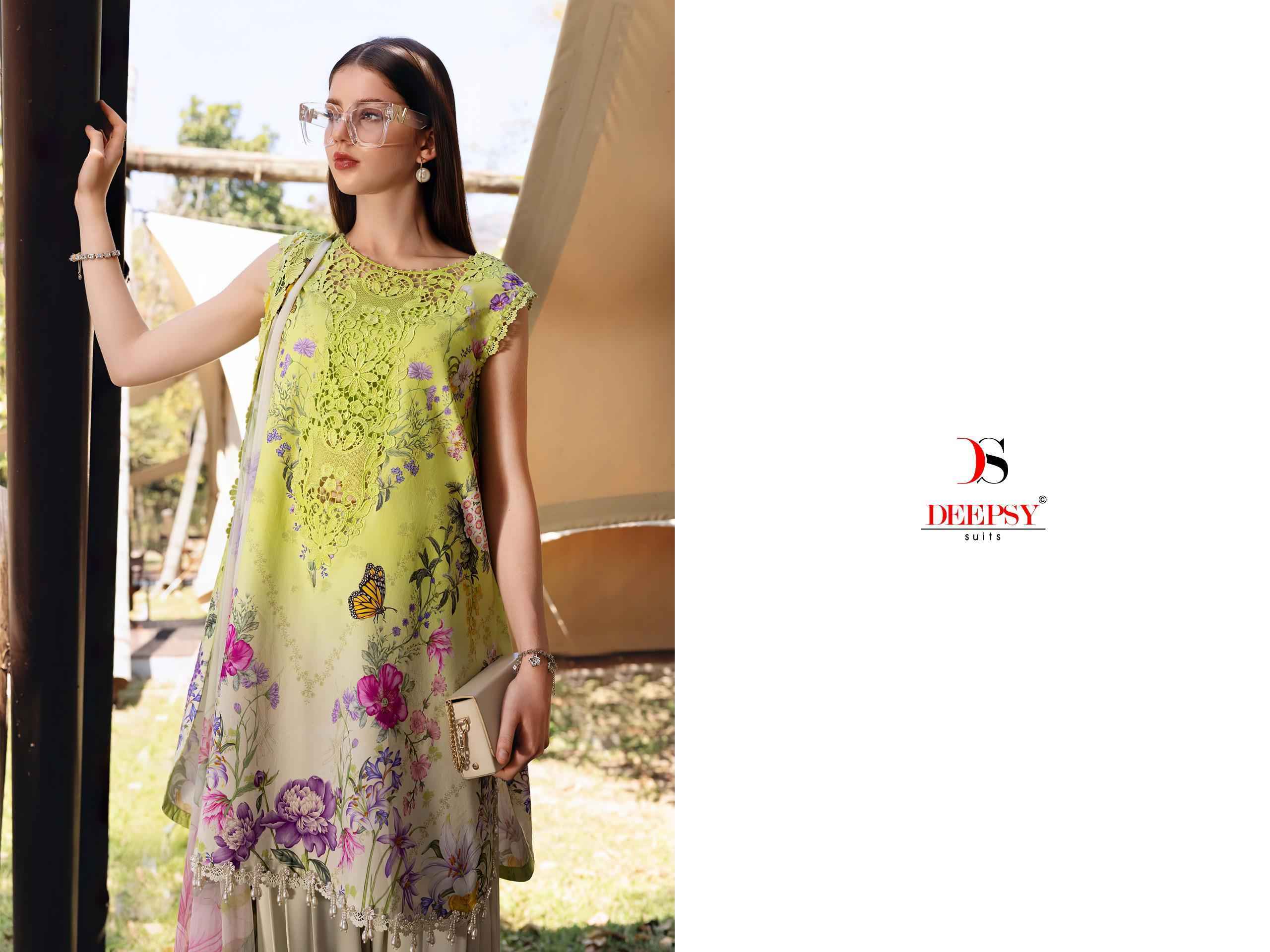 Deepsy Maria B Mprint Vol 6 Cotton Wholesale Dress Material Surat Wholesaler ( 8 pcs Catalogue )