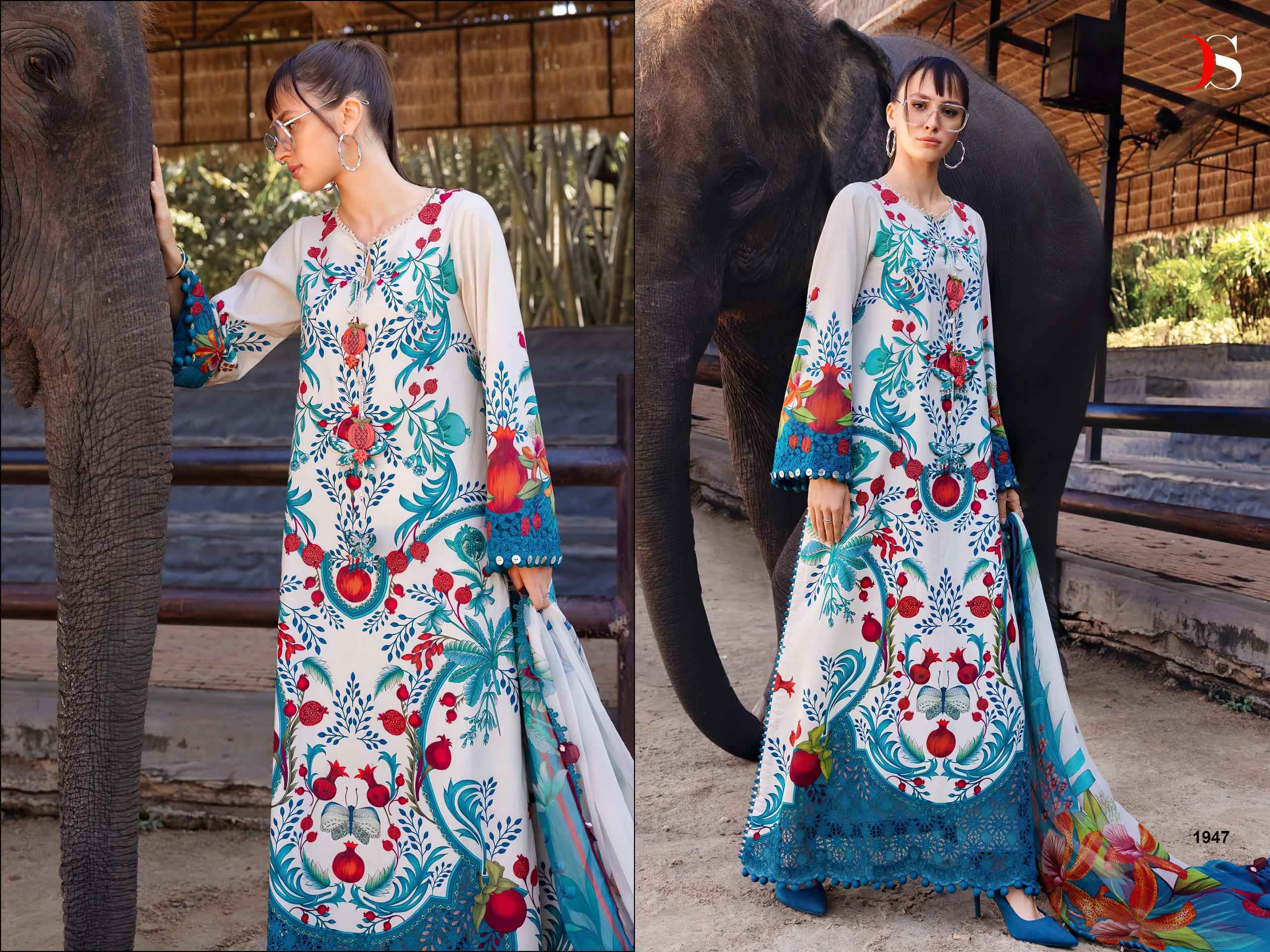 Deepsy Maria B Mprint Vol 6 Cotton Wholesale Dress Material Surat Wholesaler ( 8 pcs Catalogue )
