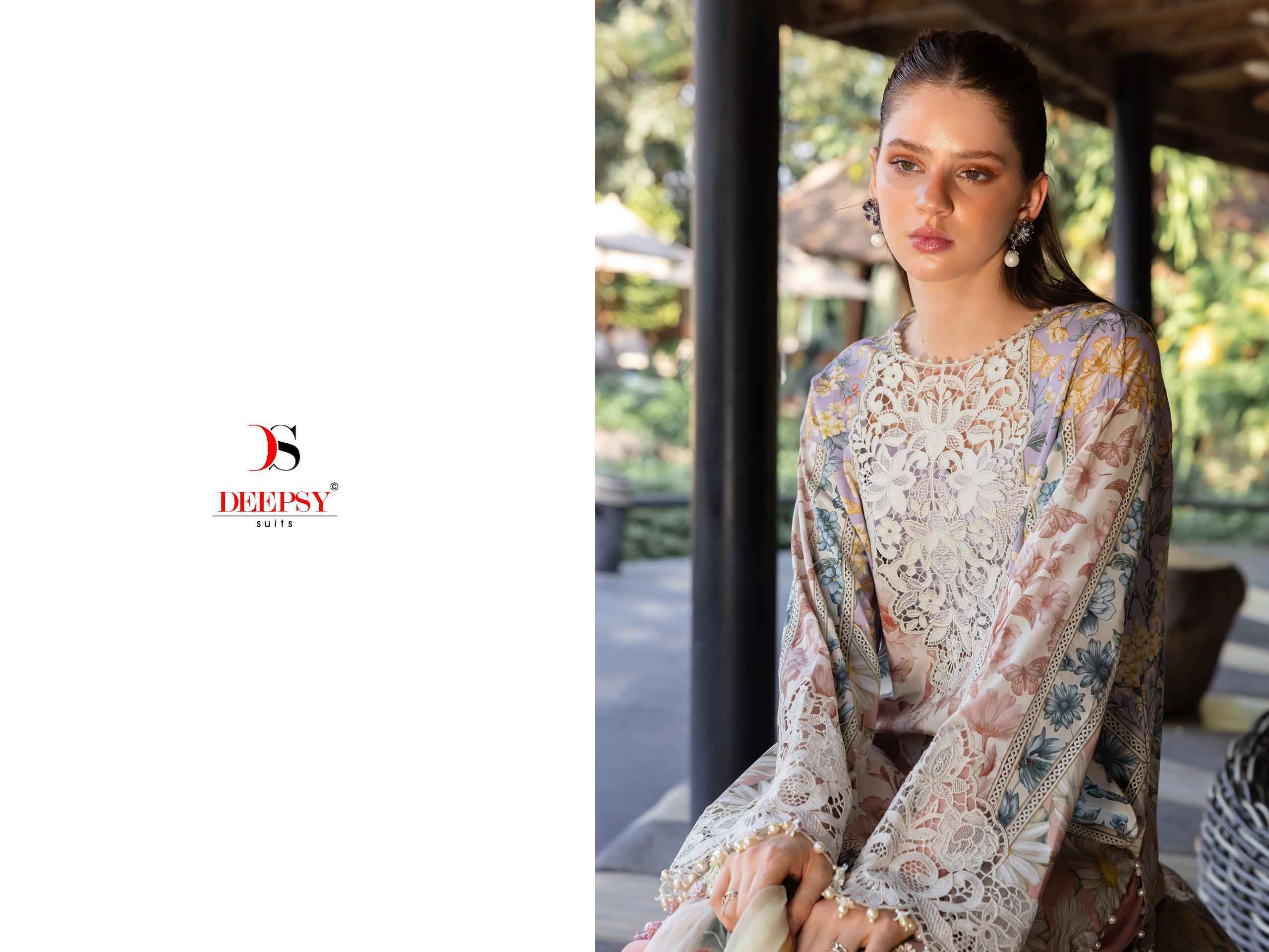Deepsy Maria B Mprint Vol 6 Cotton Wholesale Dress Material Surat Wholesaler ( 8 pcs Catalogue )