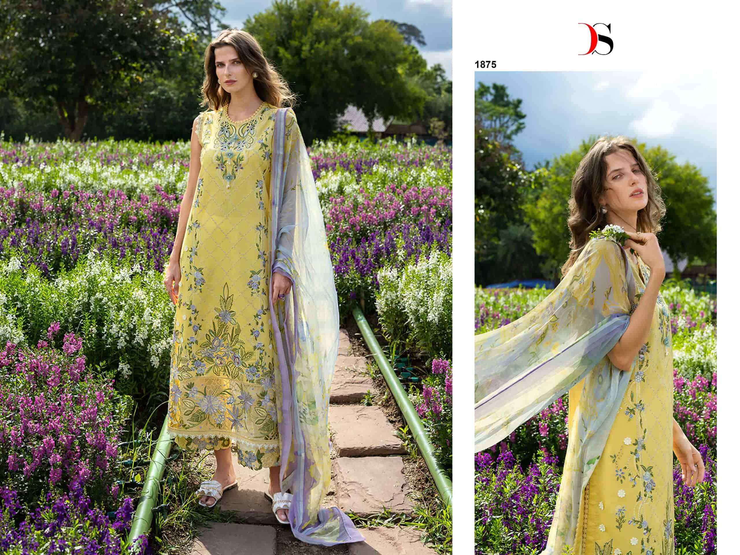 Deepsy Mushq Lawn Vol 2 Pure Cotton Pakistani Suit Wholesale Price ( 6 Pcs Catalogue )