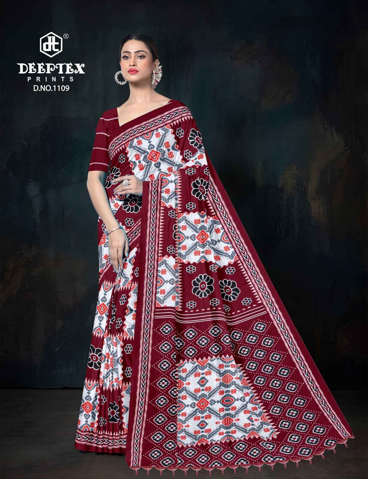 Deeptex Ikkat Special Vol 11 Cotton Saree Wholesale Price 10 pcs Catalogue