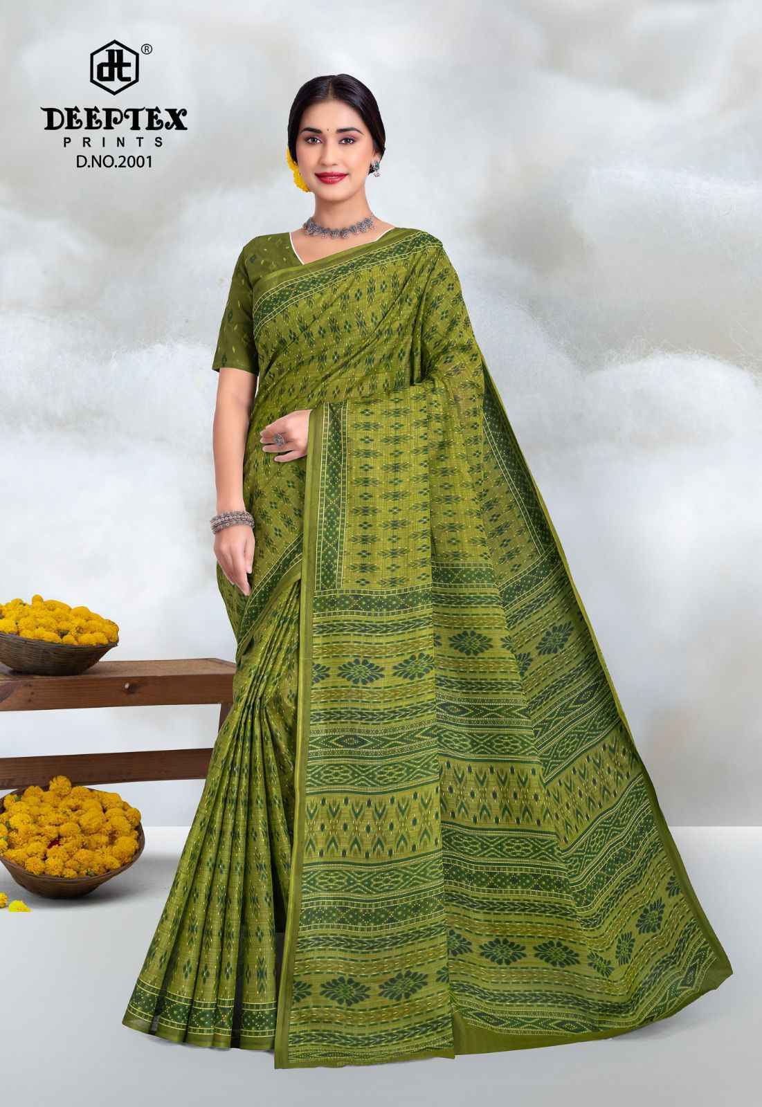 Deeptex Prime Time Vol 20 Cotton Saree Wholesale Online 10 pcs Catalogue