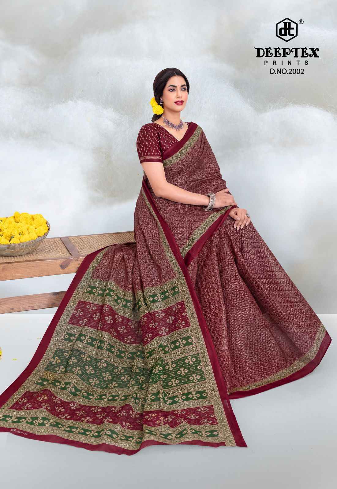 Deeptex Prime Time Vol 20 Cotton Saree Wholesale Online 10 pcs Catalogue
