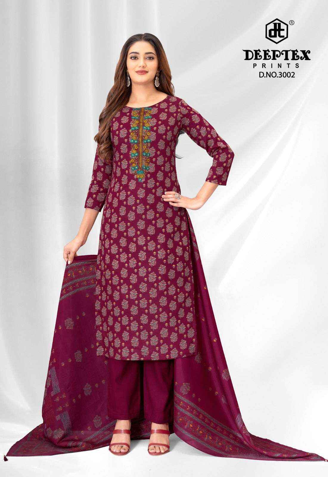 Deeptex Prints Mausami Vol 3 Jam Satin Dress Material Surat Wholesale Textile Market ( 8 Pcs Catalogue )