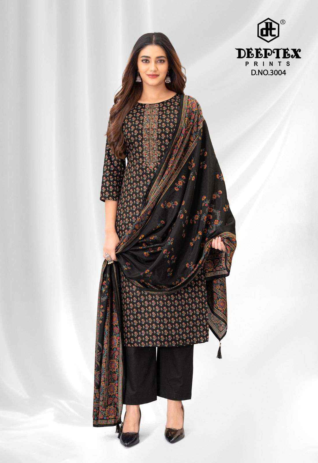 Deeptex Prints Mausami Vol 3 Jam Satin Dress Material Surat Wholesale Textile Market ( 8 Pcs Catalogue )
