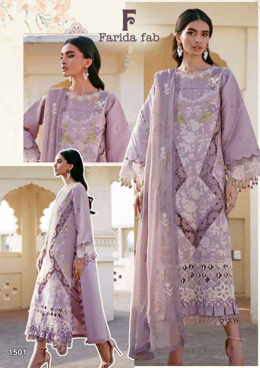 Farida Fab Crimson Vol 15 Cotton Dress Material Wholesale Catalogue ( 6 pcs Catalogue )
