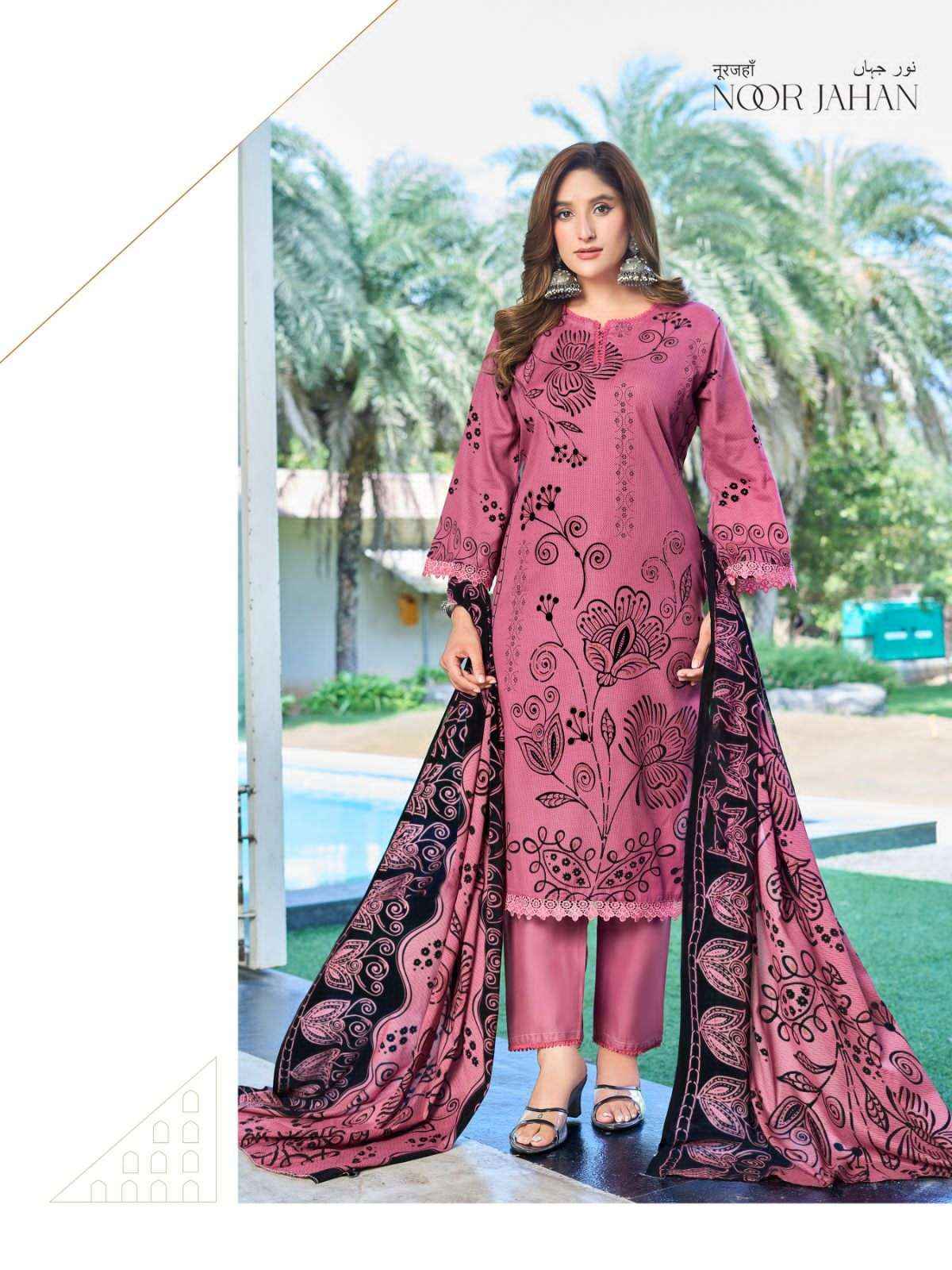 Ganesha Noor Jahan Vol 2 Heavy Cotton Luxury Collection Summer Dress ( 8 Pcs Catalog )