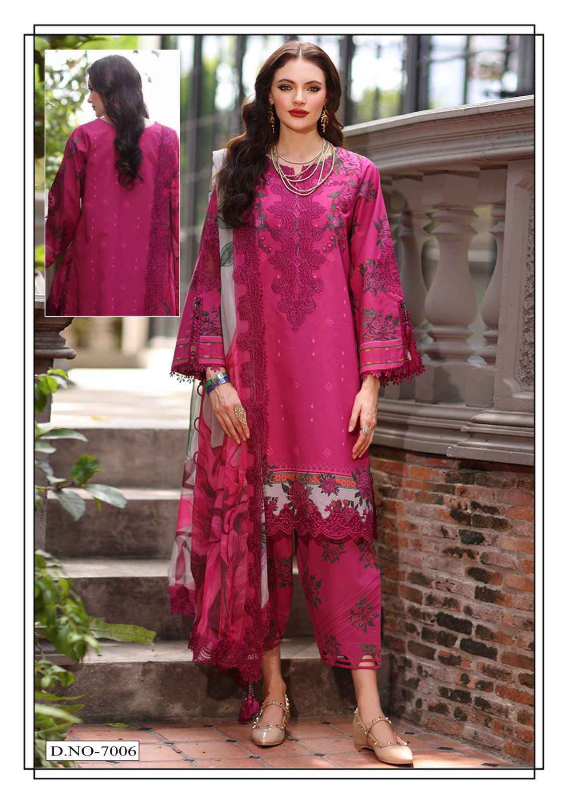 Hala Ramsha Vol 7 Cotton Dress Material Wholesale Pakistani Price ( 6 pcs Catalogue )