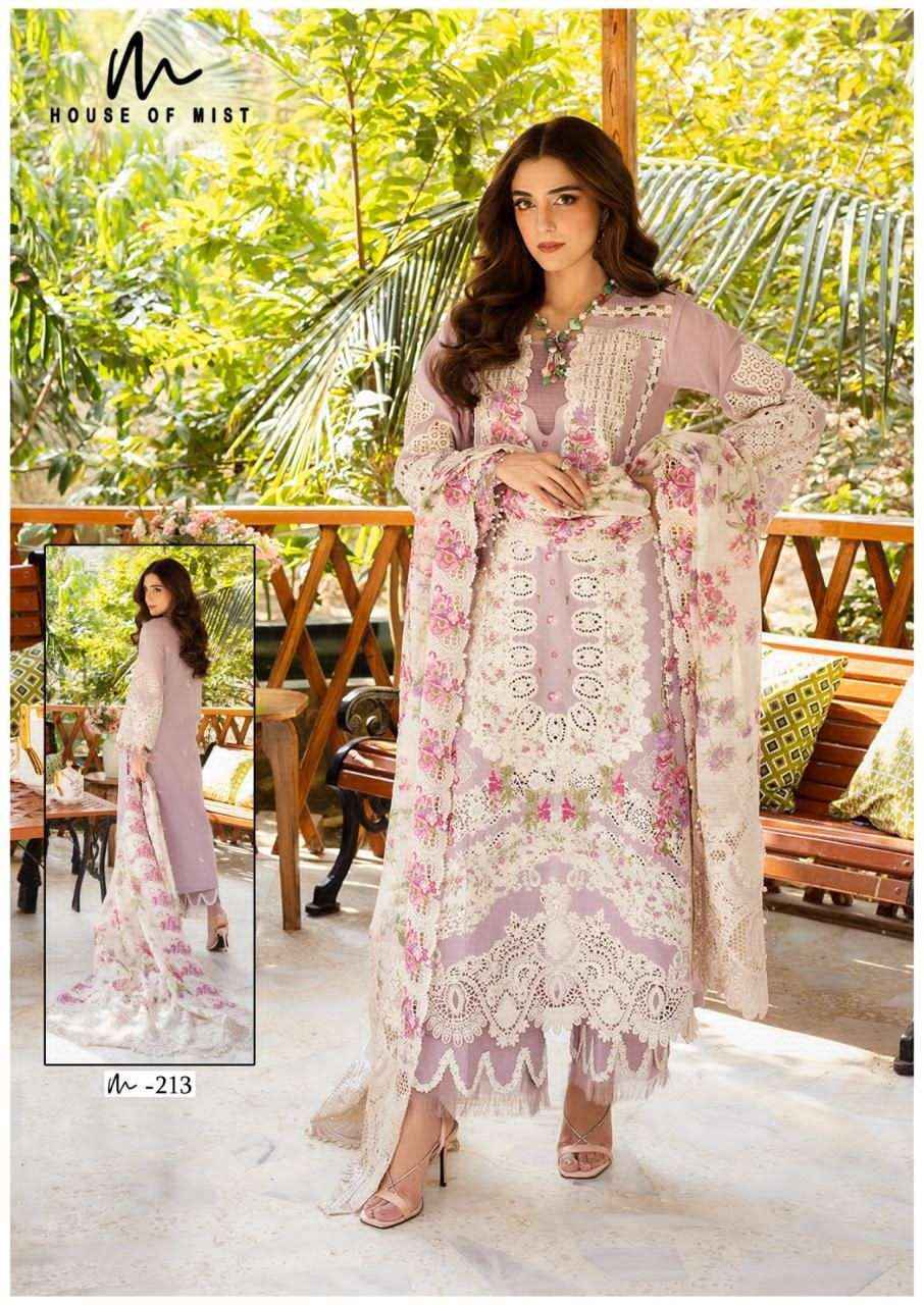 House Of Mist Ghazal Vol 22 Readymade Cotton 3 Piece Dress Collection ( 6 Pcs Catalog )