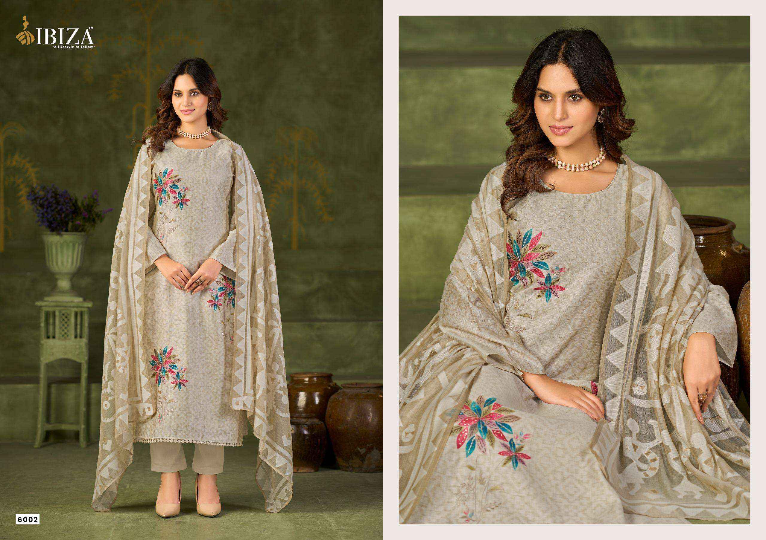 Ibiza Onera Pure Orgenic Cotton Dress Latest Dress Material Wholesale Collection ( 4 Pcs Catalog )