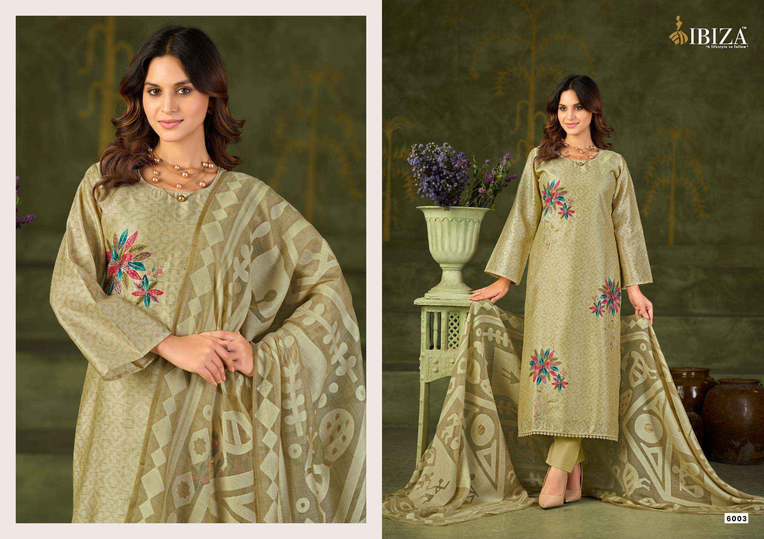 Ibiza Onera Pure Orgenic Cotton Dress Latest Dress Material Wholesale Collection ( 4 Pcs Catalog )