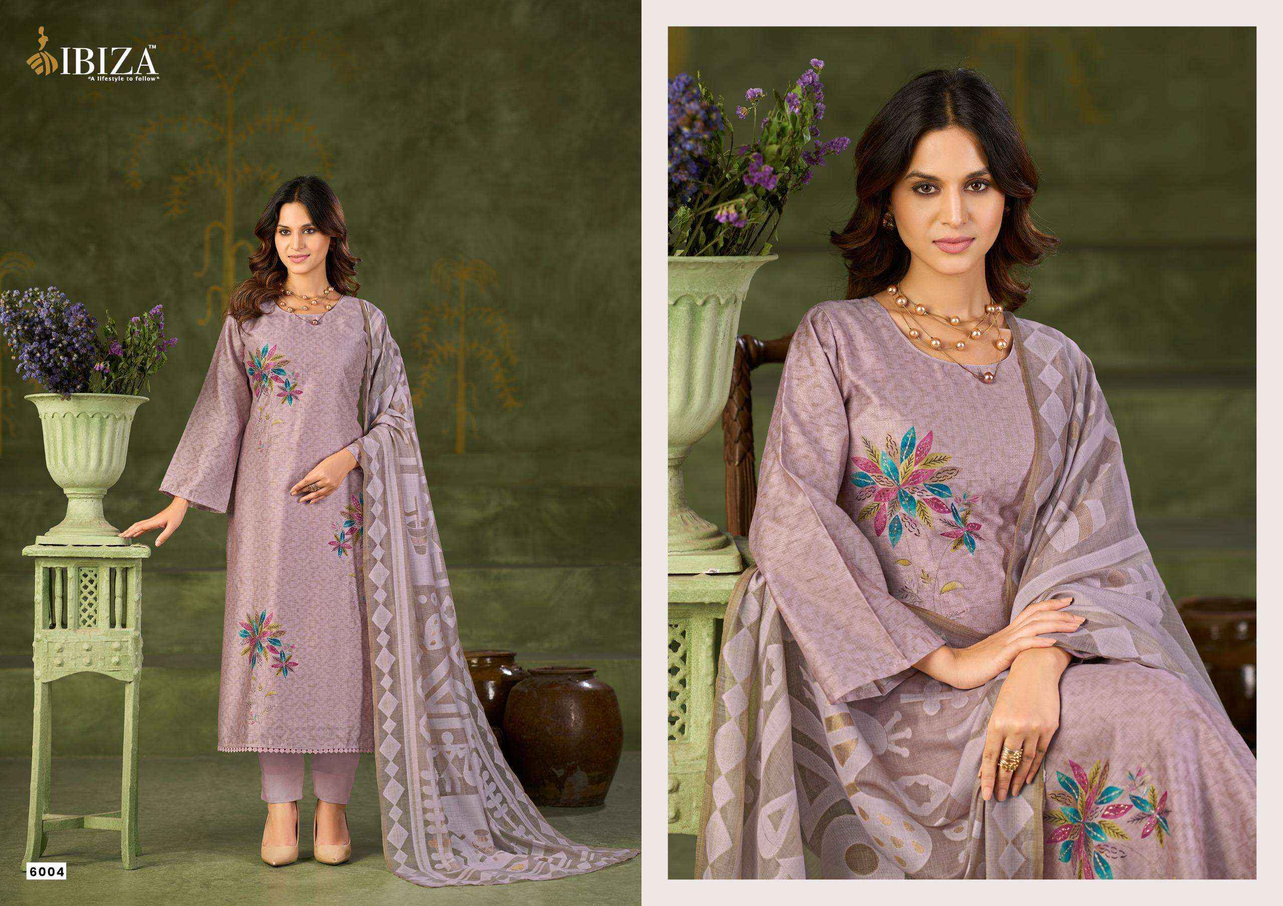Ibiza Onera Pure Orgenic Cotton Dress Latest Dress Material Wholesale Collection ( 4 Pcs Catalog )